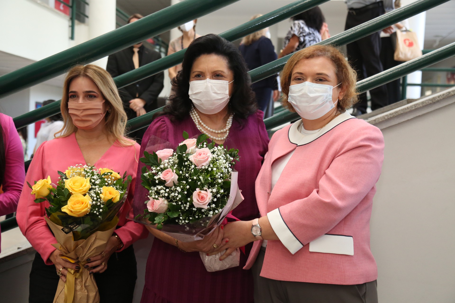 (Foto: João Filho Tavares/O POVO)Ana Cristina Esmeraldo, Nailde Pinheiro e Tereza Germana