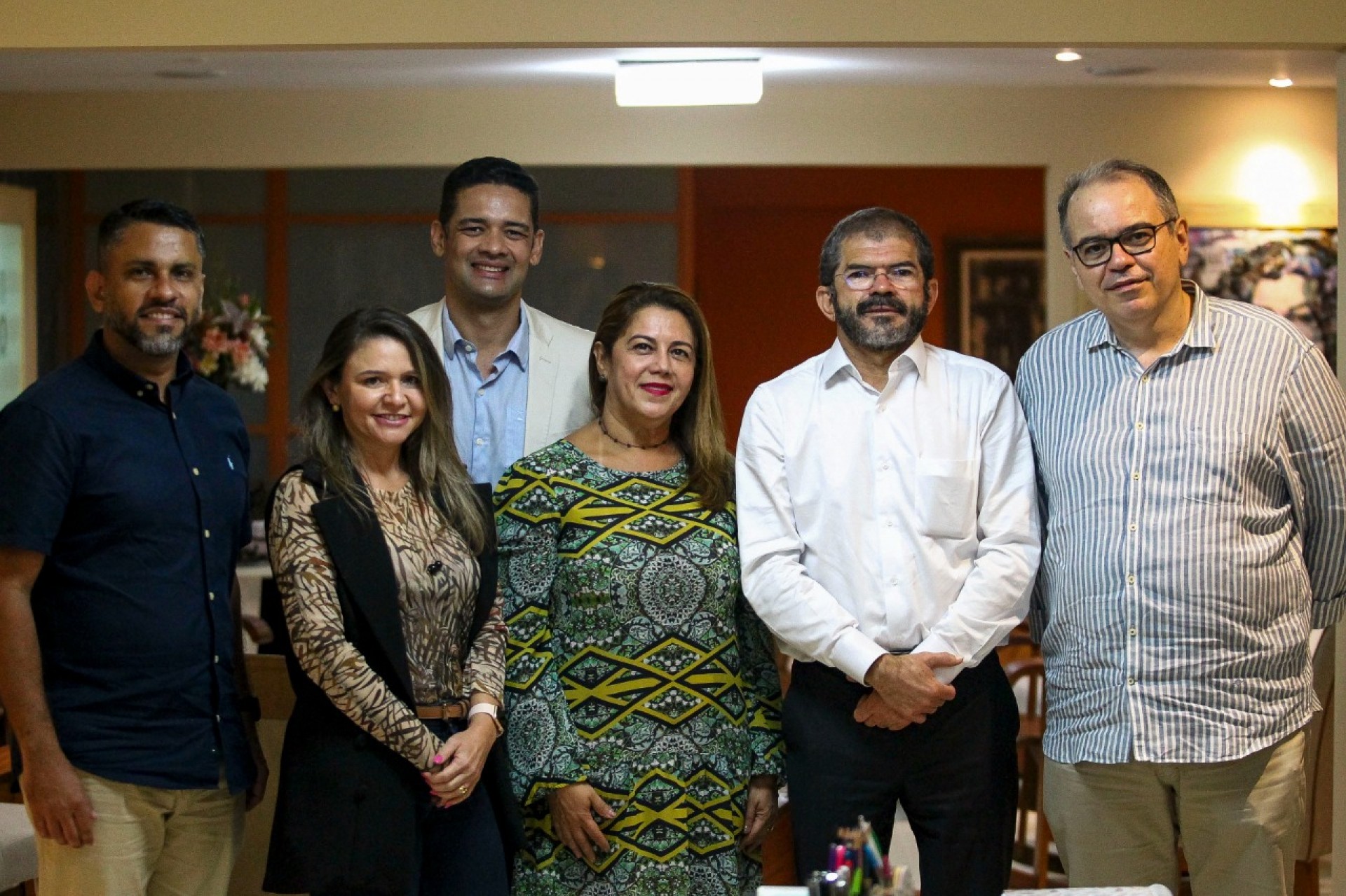 Visita do presidente do BNB ao jornal (Foto: Fábio Lima/O POVO)
