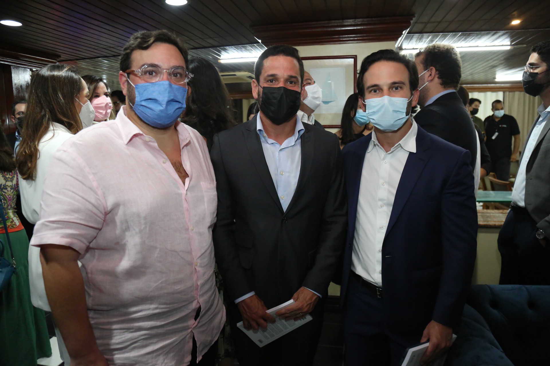 (Foto: JOÃO FILHO TAVARES)Alcimor Rocha, Rafael Sá e Celso Torres