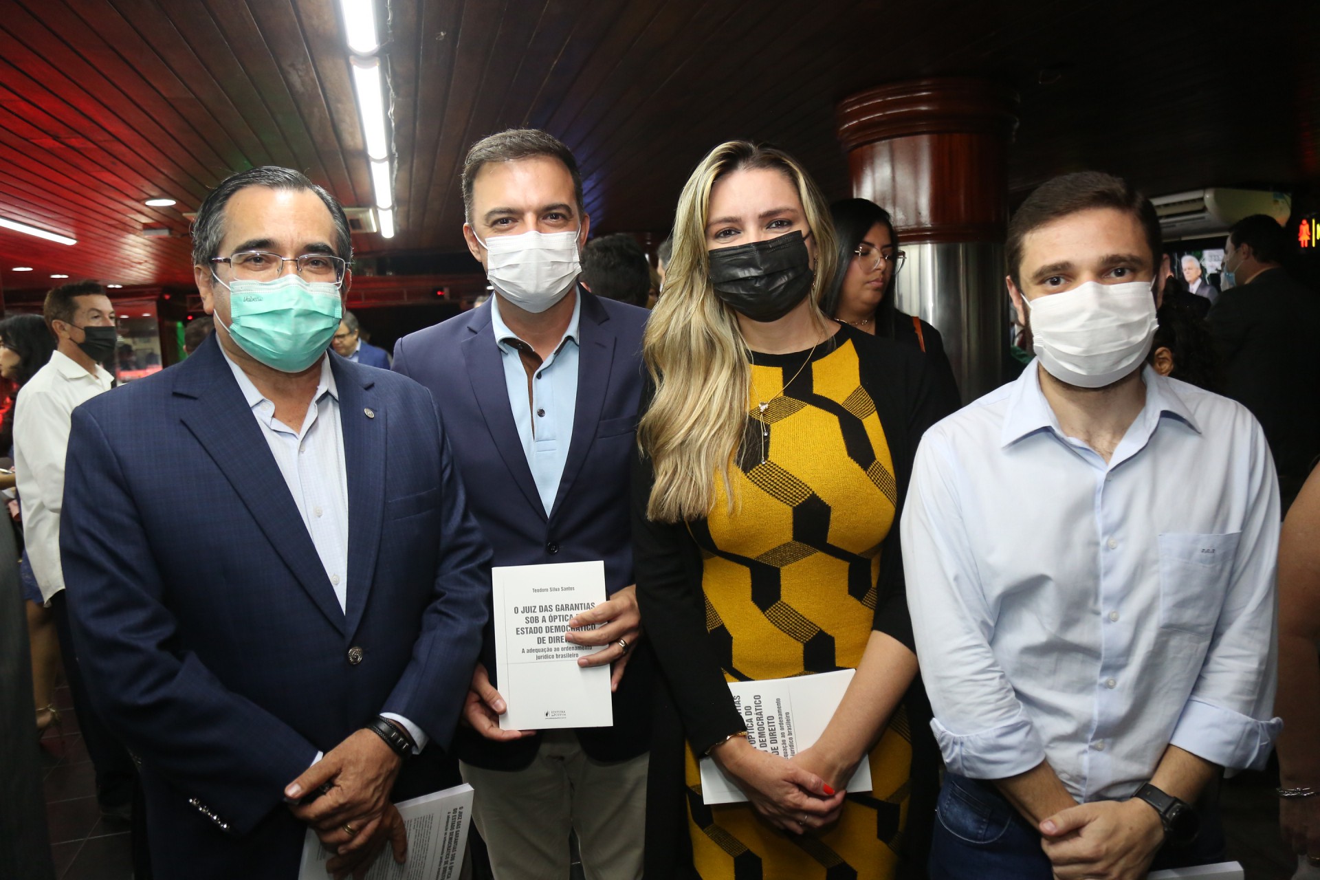 (Foto: JOÃO FILHO TAVARES)Jardson Cruz, Fernando Santana, Augusta Brito e Júlio Cesar