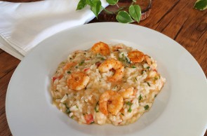 Risoto de camarão (foto meramente ilustrativa)