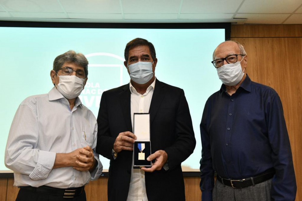 José Augusto Bezerra, Luiz Gastão Bittencourt e Lúcio Alcântara(Foto: jr. panela/ divulgação )