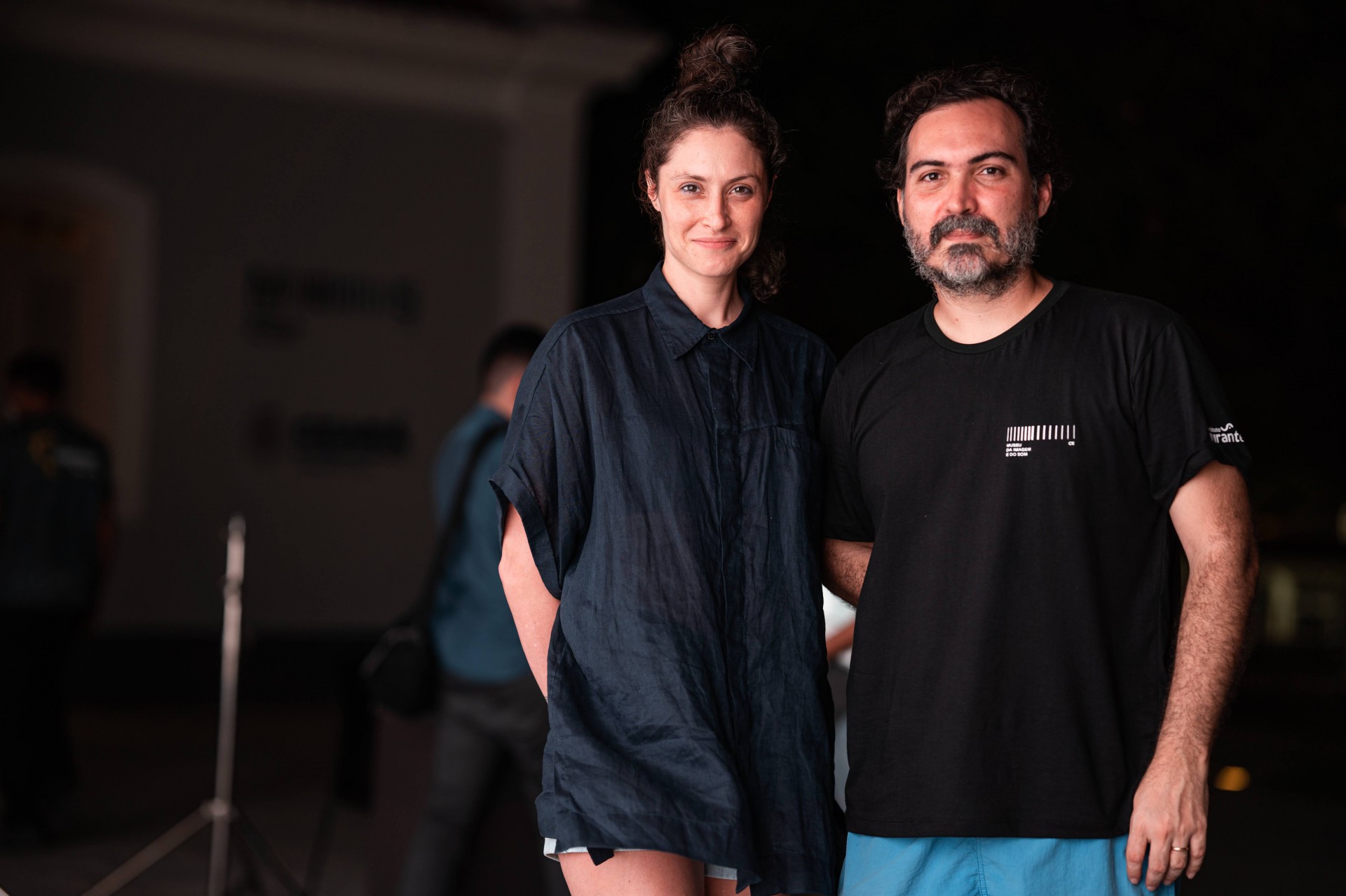 (Foto: Eduardo Abreu/ Divulgação)Sarah Stutz e Renan Costa Lima, ele assina a nova identidade visual do MIS, ambos do Estúdio Tropical