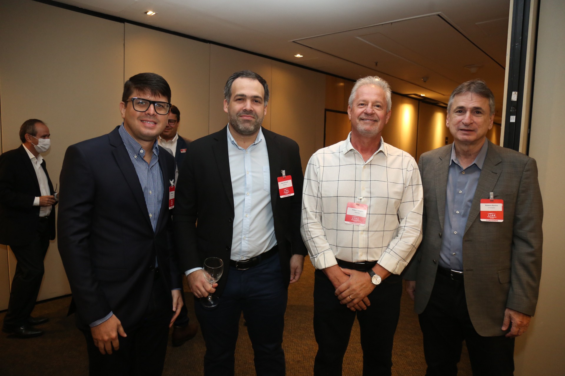 (Foto: JOÃO FILHO TAVARES)Felipe Lopes, Oscar da Fonte, Ilomar Dhornadal e Romero Martins