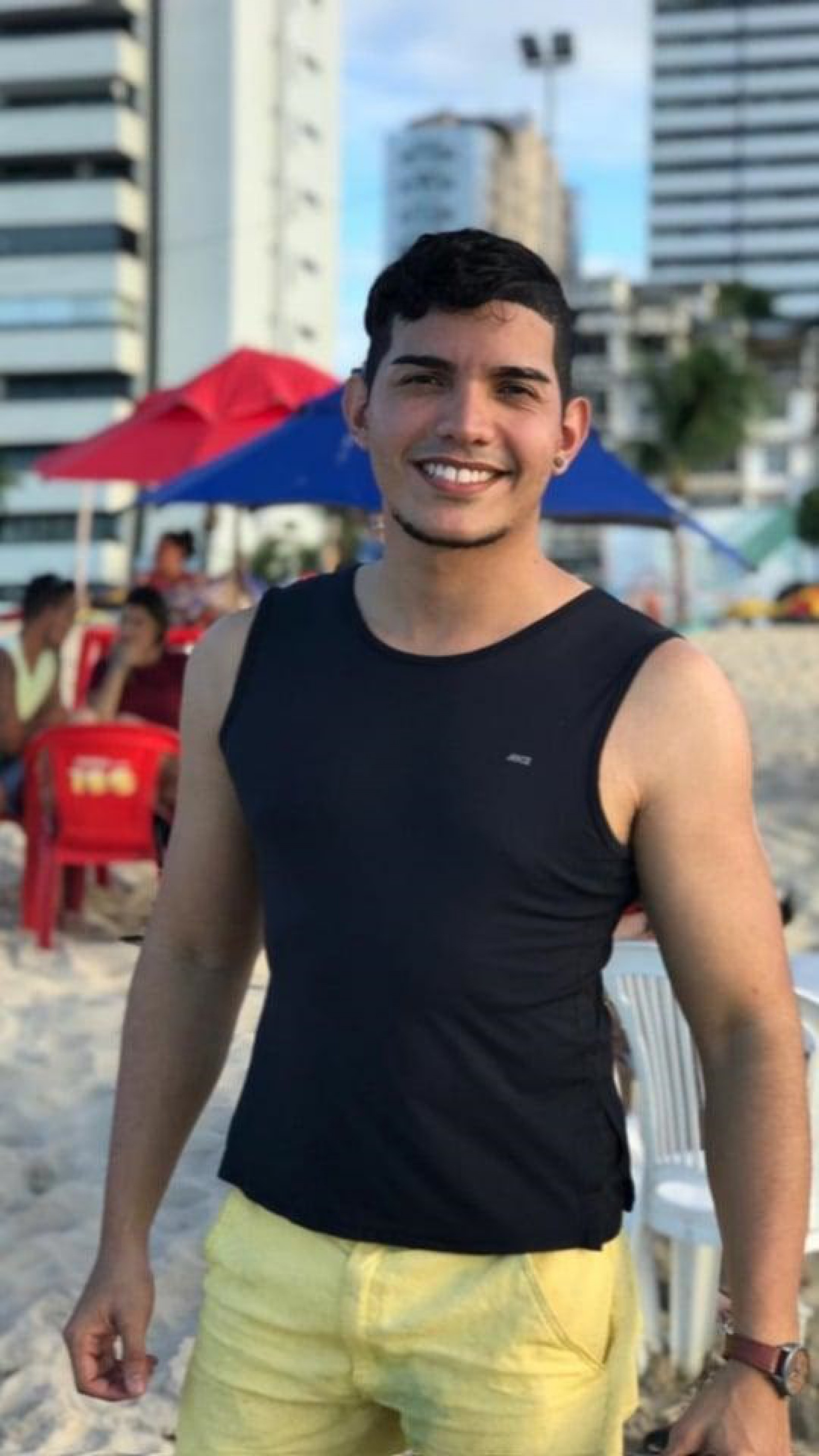 Francisco Felipe Gomes Santiago, 29, já presenciou algumas grandes chuvas atingirem o bairro Parque Genibaú, onde mora(Foto: Acervo Pessoal)