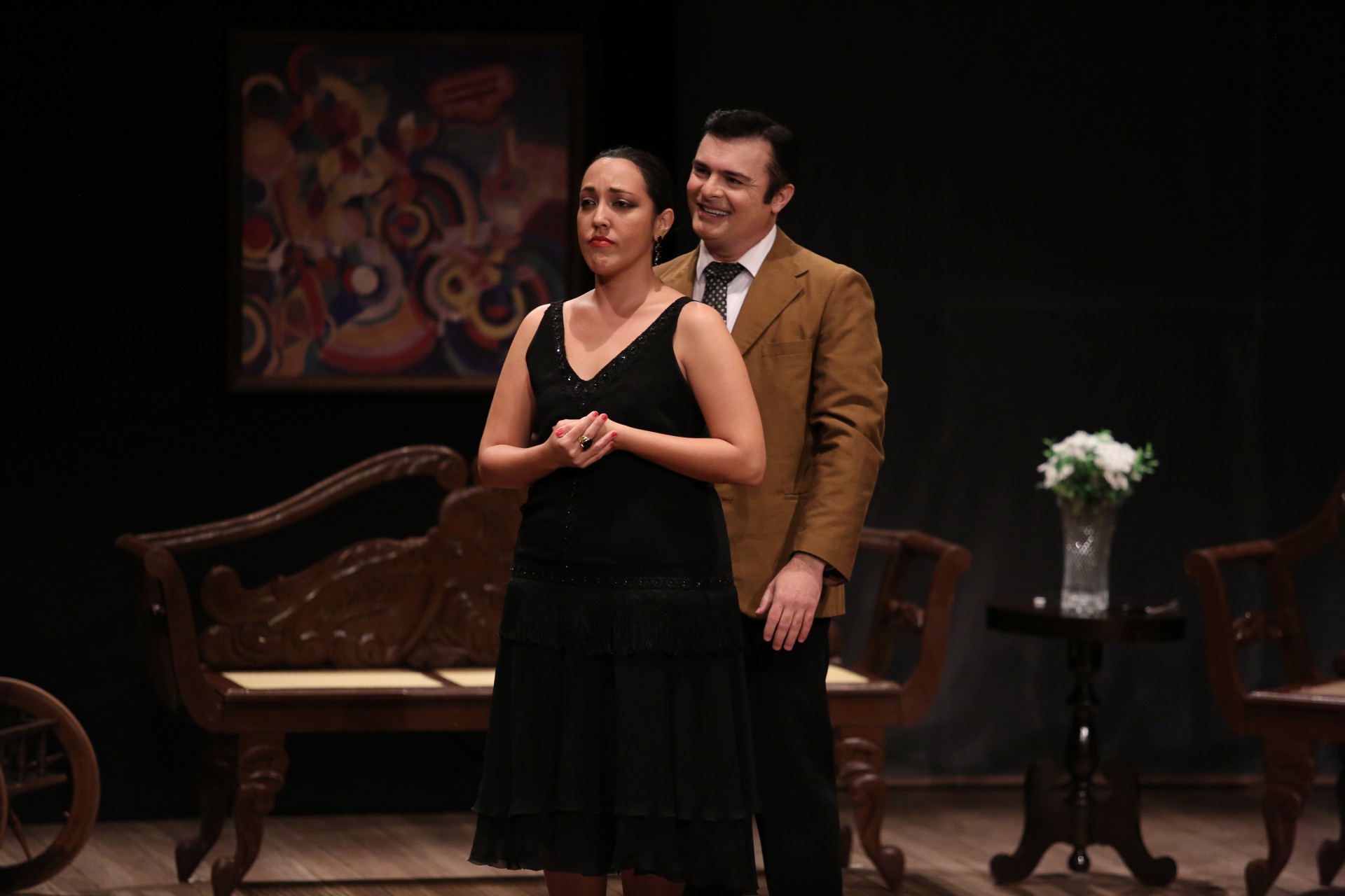 O Teatro Celina Queiroz recebe a partir desta sexta-feira, 13, o espetáculo "Tarsila", promovido em meio ao ano do centenário da Semana de Arte Moderna (Foto: Ares Soares/Divulgação)