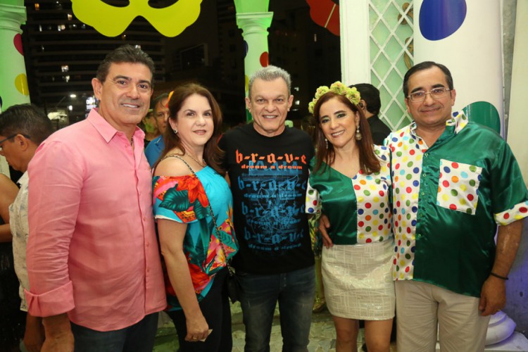 Alexandre Pereira e Izabel, José Sarto Nogueira, Fátima Gonçalves e Jardson Cruz(Foto: JOÃO FILHO TAVARES)