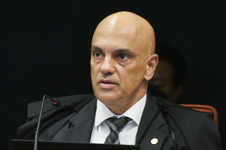 Ministro Alexandre de Moraes durante a sessão da Primeira Turma do STF. Foto: Carlos Moura/STF  (05/04/2022)(Foto: Carlos Moura/STF)