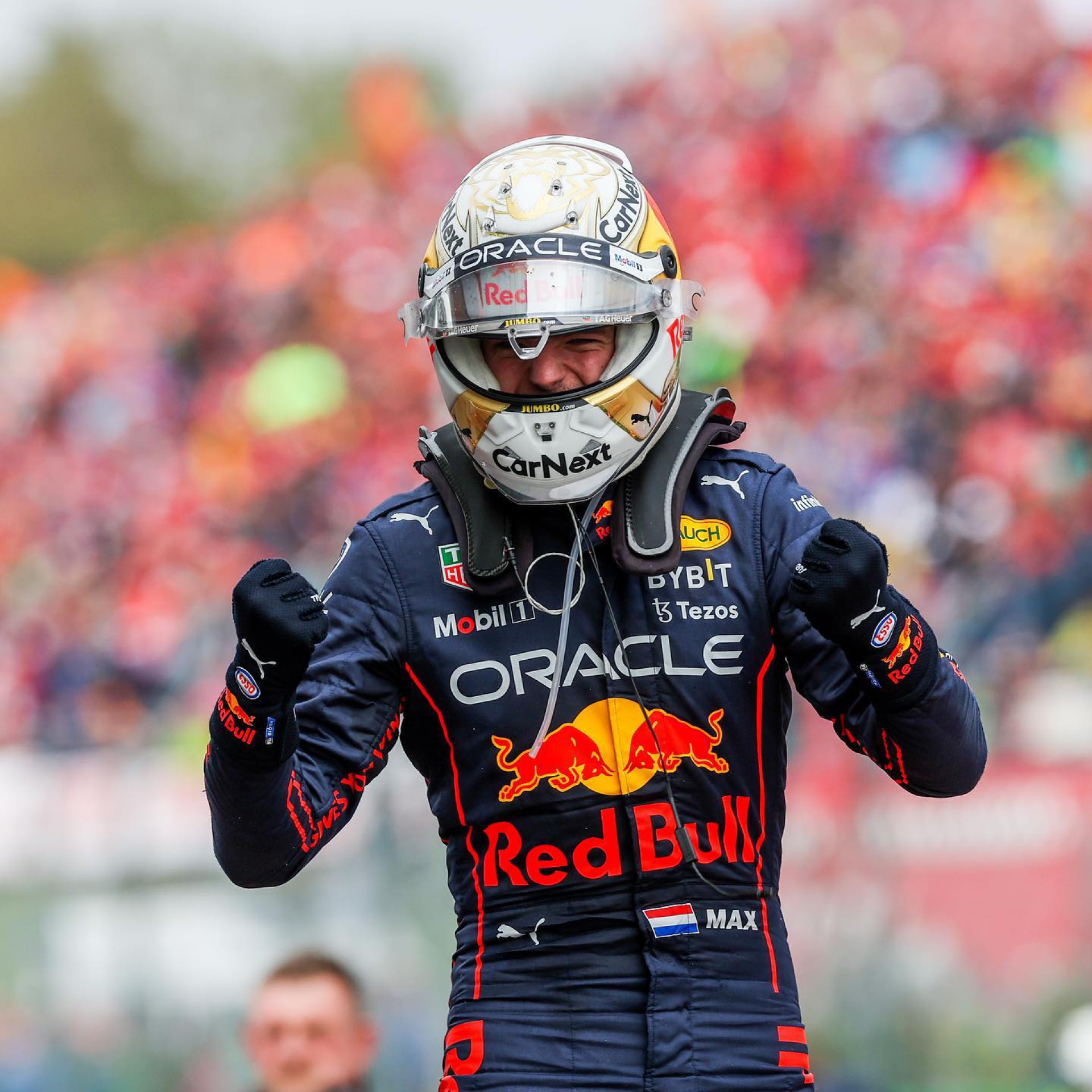 PILOTO holandês ultrapassou Charles Leclerc, do Mônaco, para se tornar o principal piloto do mundo (Foto: Reprodução/Instagram @maxverstappen1)