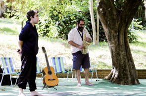 Os músicos Daniel Braga Lima e Roger Marza