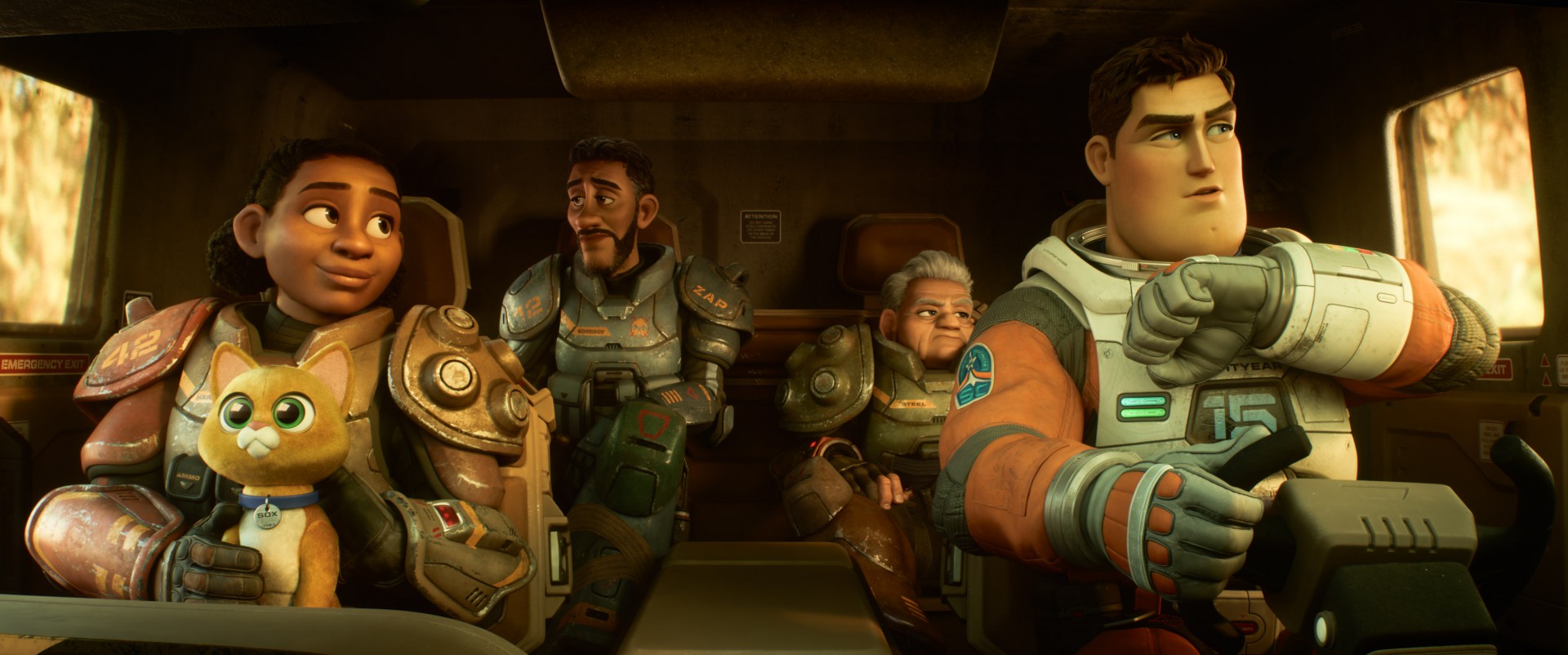 Lightyear forma uma equipe com pessoas improváveis e consideradas inaptas ao cargo (Foto: Pixar/ Divulgação)