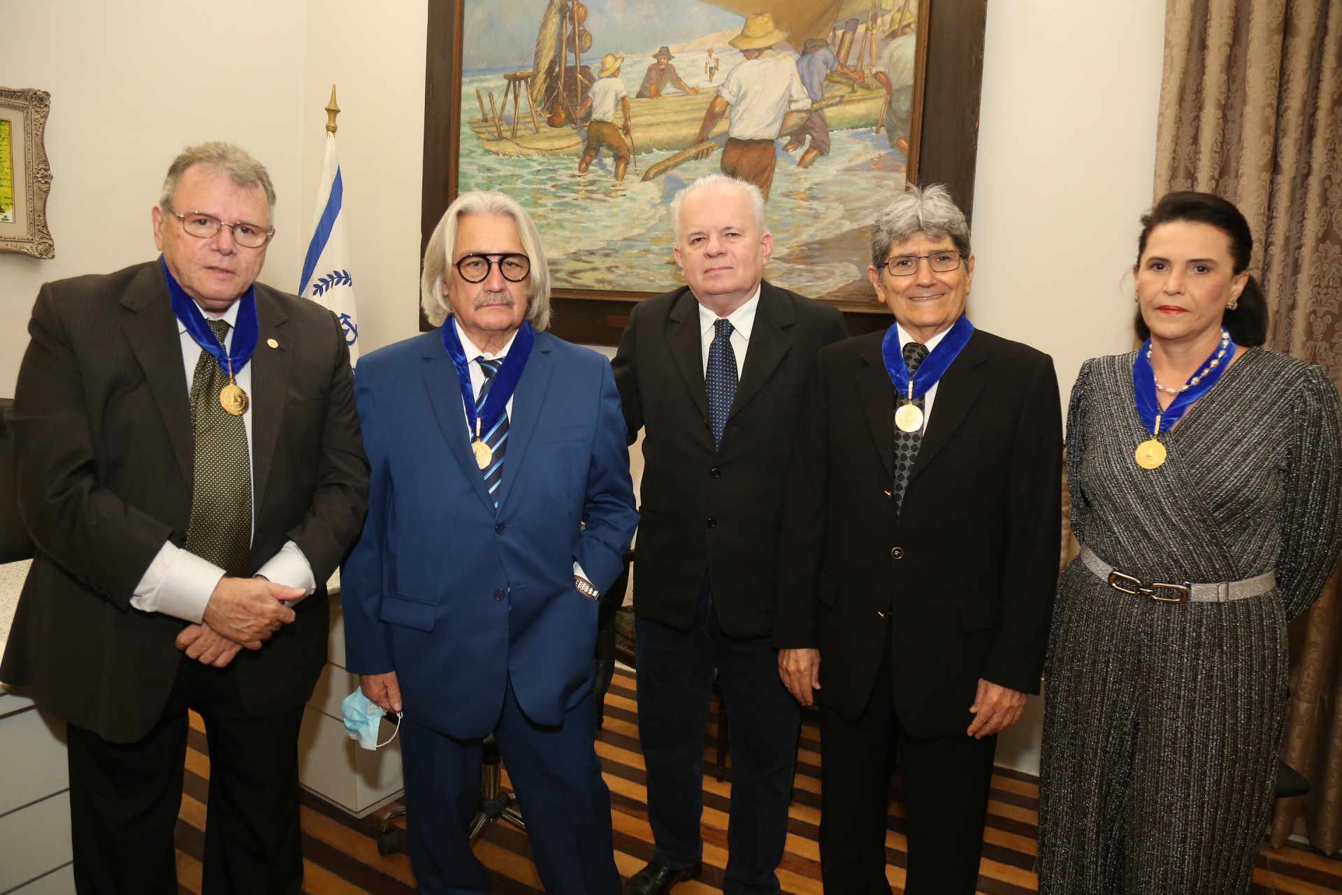 (Foto: JOÃO FILHO TAVARES)Juarez Leitao,  Carlos Augusto, Virgilio Maia, Jose Augusto Bezerra e Laéria Fontenele