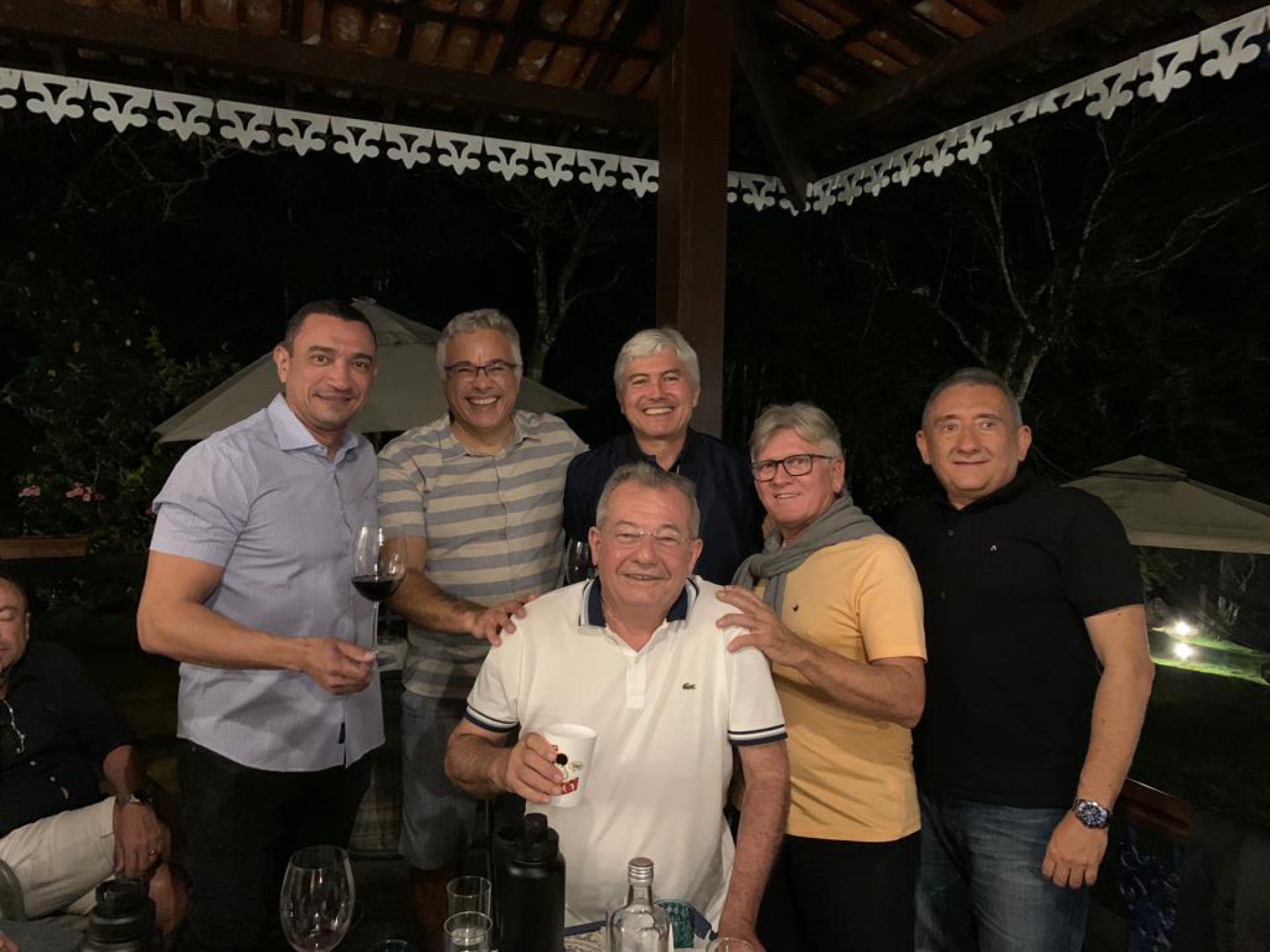 Flávio Sobral, Fábio Osório, Luís Nunes, Arquimedes Nunes, Inoldo Carneiro e Manuel Queiroz(Foto: Arquivo Pessoal)