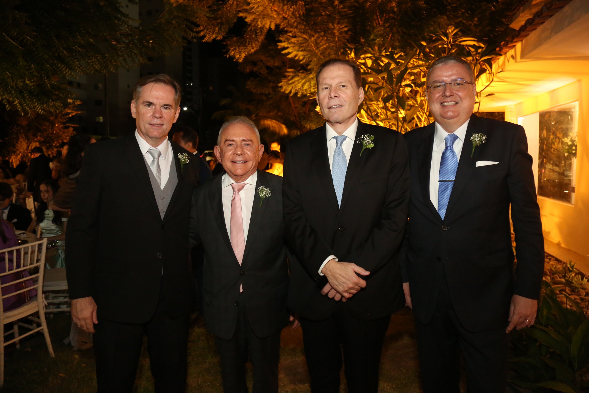 (Foto: João Filho Tavares/O POVO)João Hildo, Fernando Linhares, Júlio Ventura e Luiz Fernando Mota