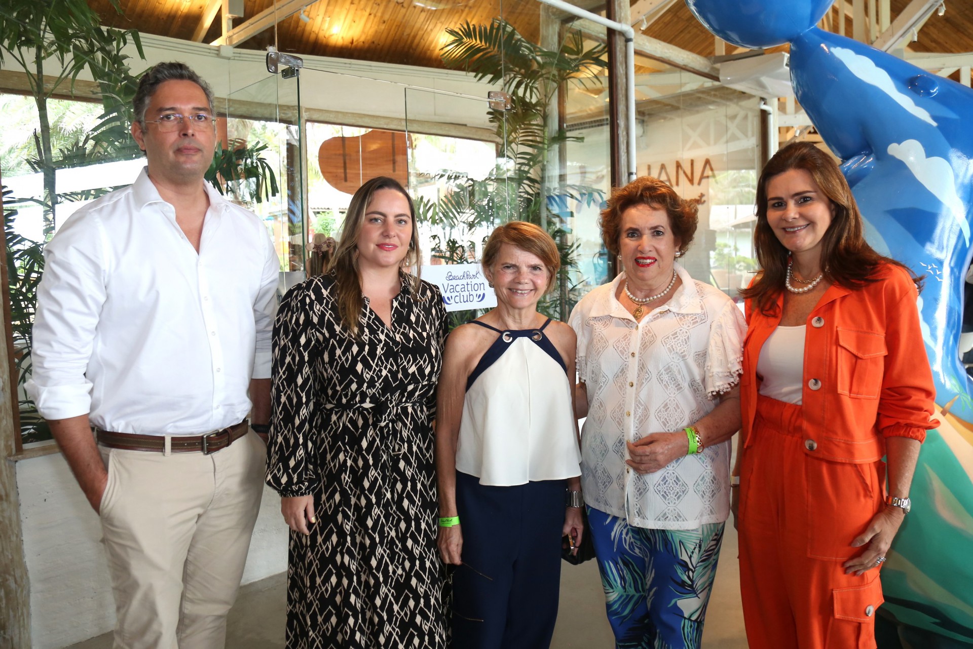 (Foto: João Filho Tavares/O POVO)Murilo Pascoal, Clarisse Linhares, Regina Catunda, Lêda Maria e Ivana Bezerra