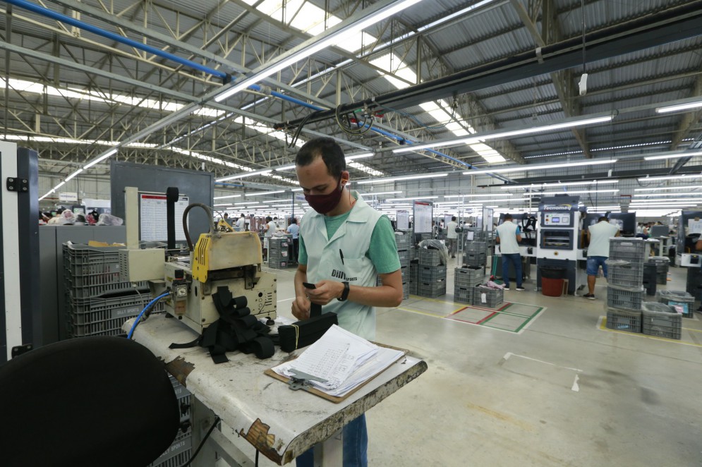 Além de Brejo Santo, outros municípios do Estado estão consruindo galpões para setor calçadista(Foto: © NIVIA UCHOA/GOV DO CEARA)