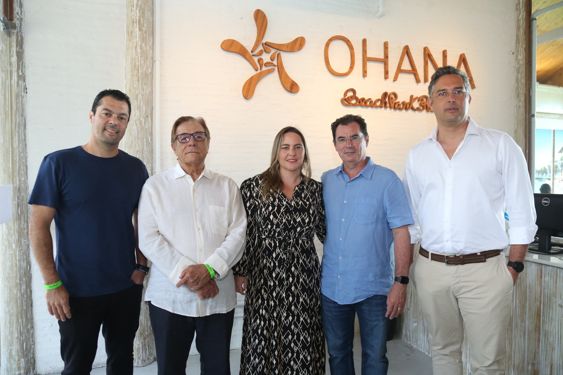 (Foto: João Filho Tavares/O POVO)Felipe Lima, Ivon Levy, Clarisse Linhares, Paulo Menezes e Murilo Pascoal
