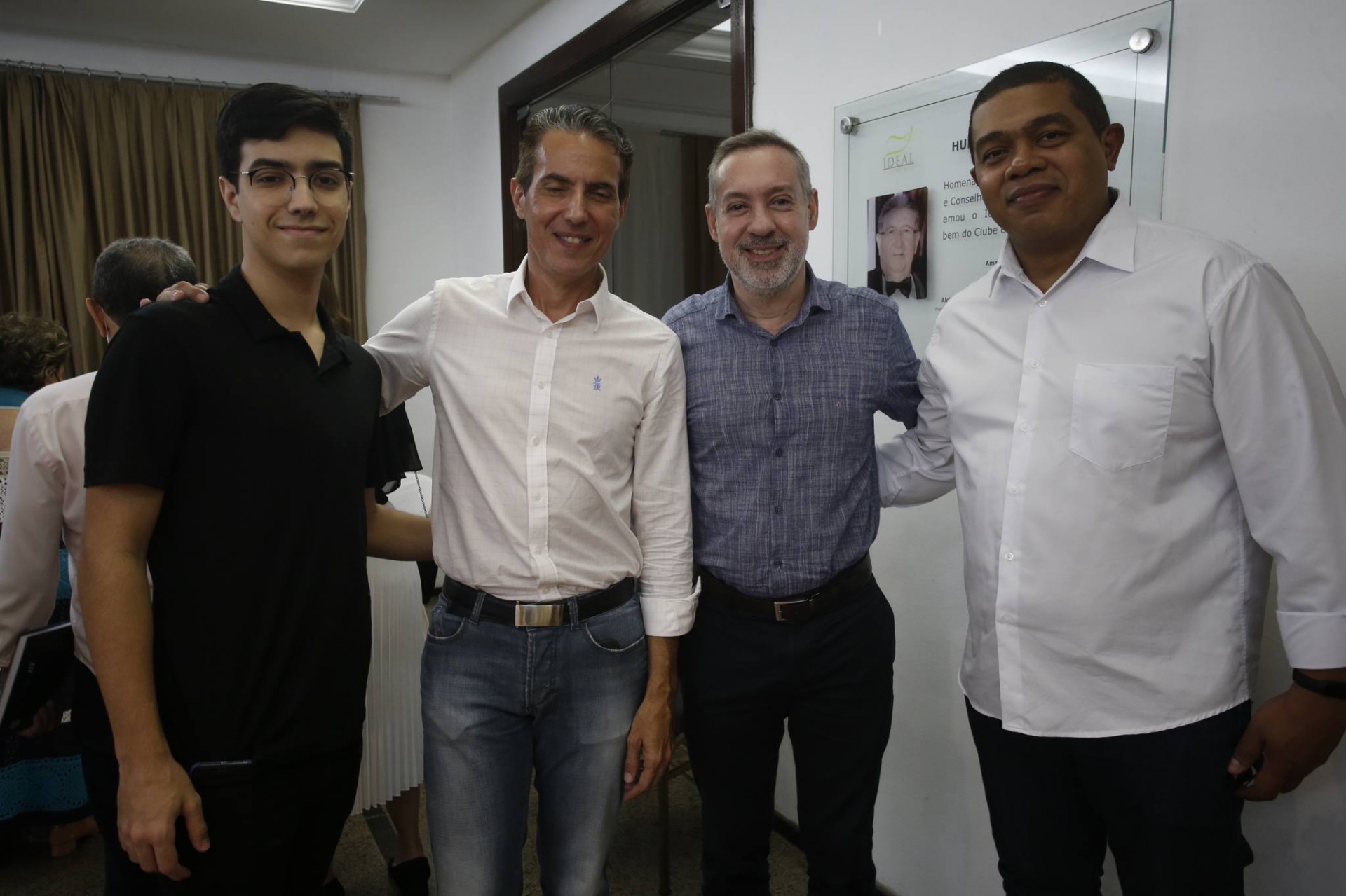 (Foto: DIVULGAÇÃO)Lucas e Léo Alcântara, Alberto Fiúza e Reginaldo Costa
