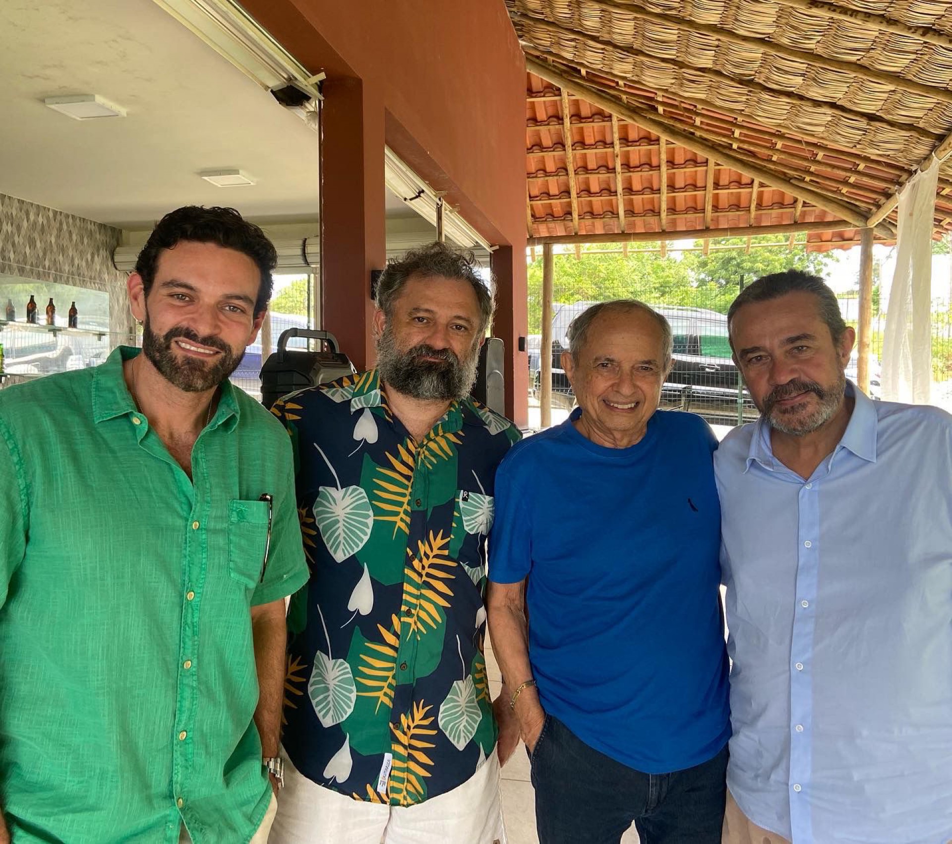Jocélio Leal, Nazareno Albuquerque e Romeu Duarte(Foto: Arquivo Pessoal)
