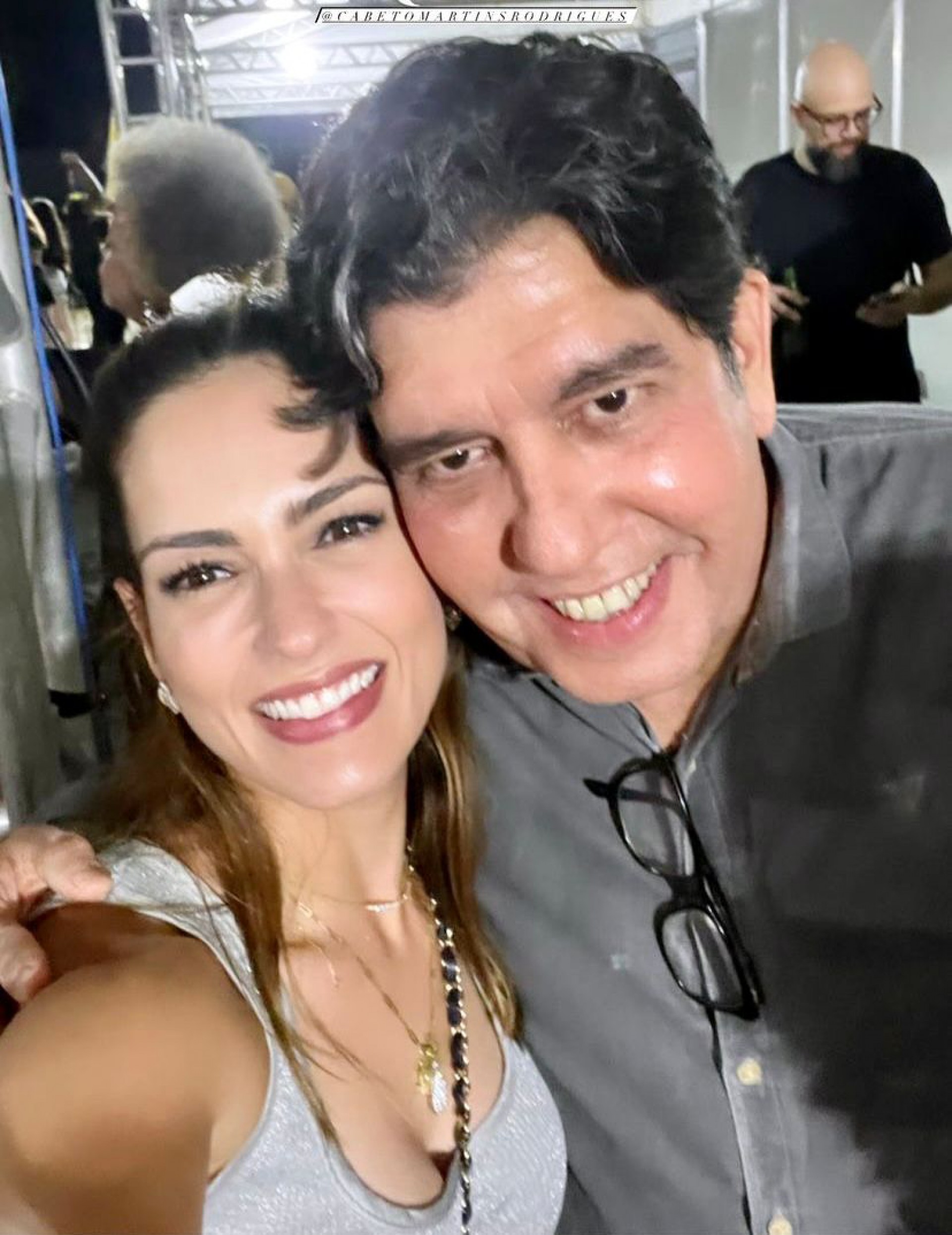 Nos bastidores do I'Music: Marília Queiroz e Dr. Cabeto
