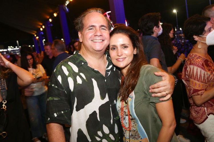 Ricardo Bacelar e Manoela(Foto: Paulo Máximo)