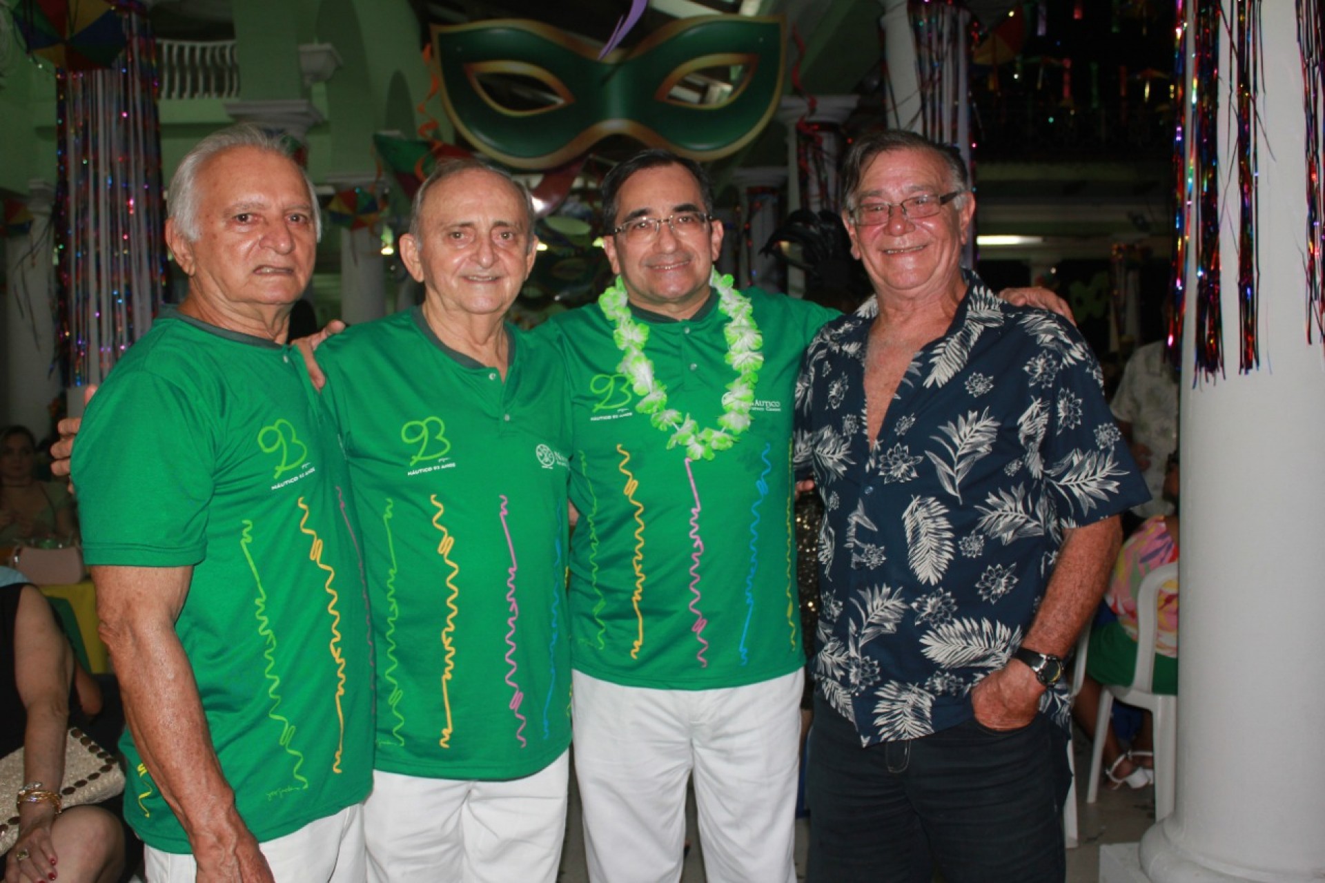 (Foto: Arquivo Pessoal)Presidente Jardson ladeado pelos seus três vices: José Aquino, Luís Góis e Antônio de Pádua