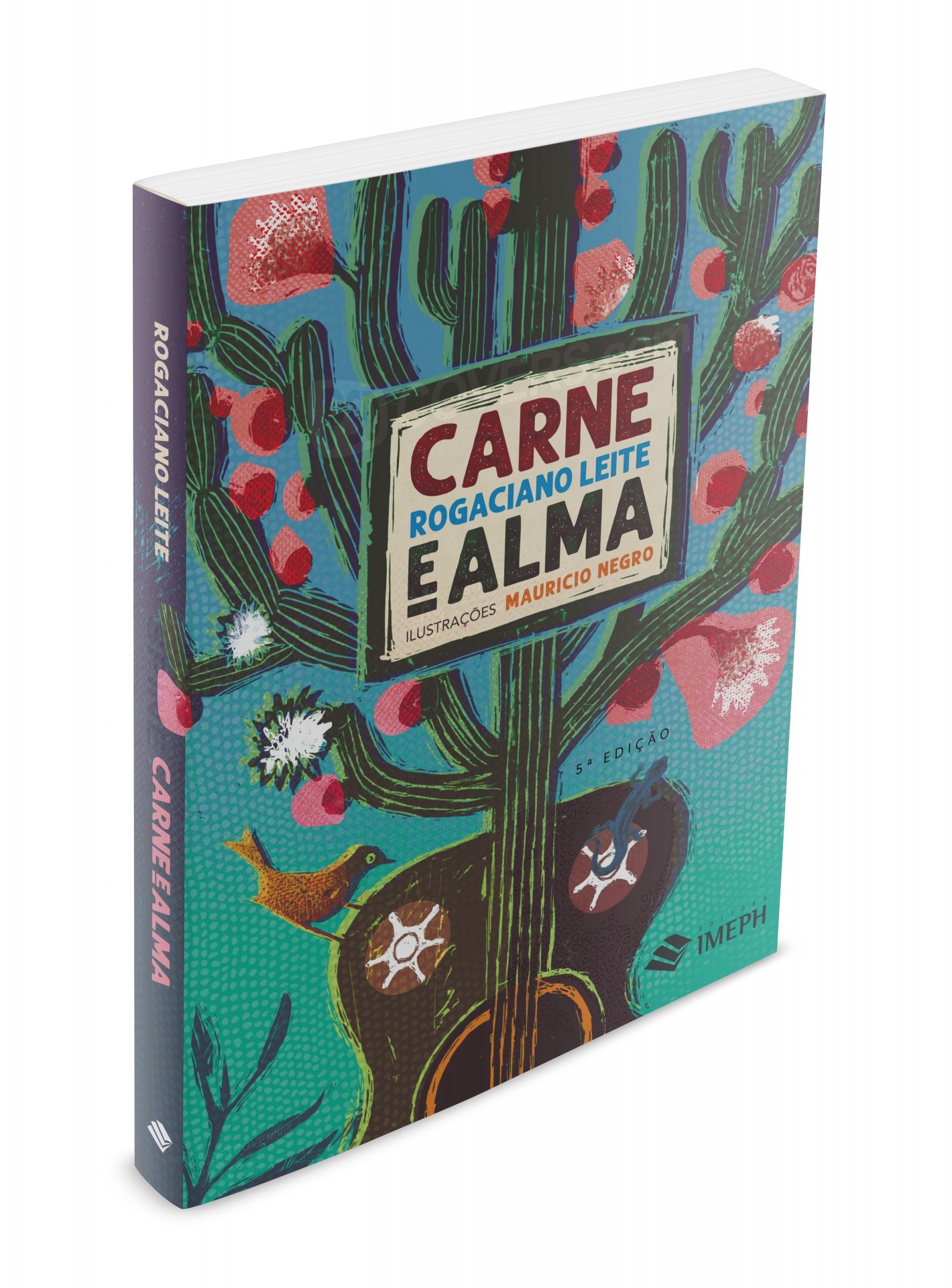 Capa do livro 'Carne e Alma', de Rogaciano Leite (Foto: Divulgação)