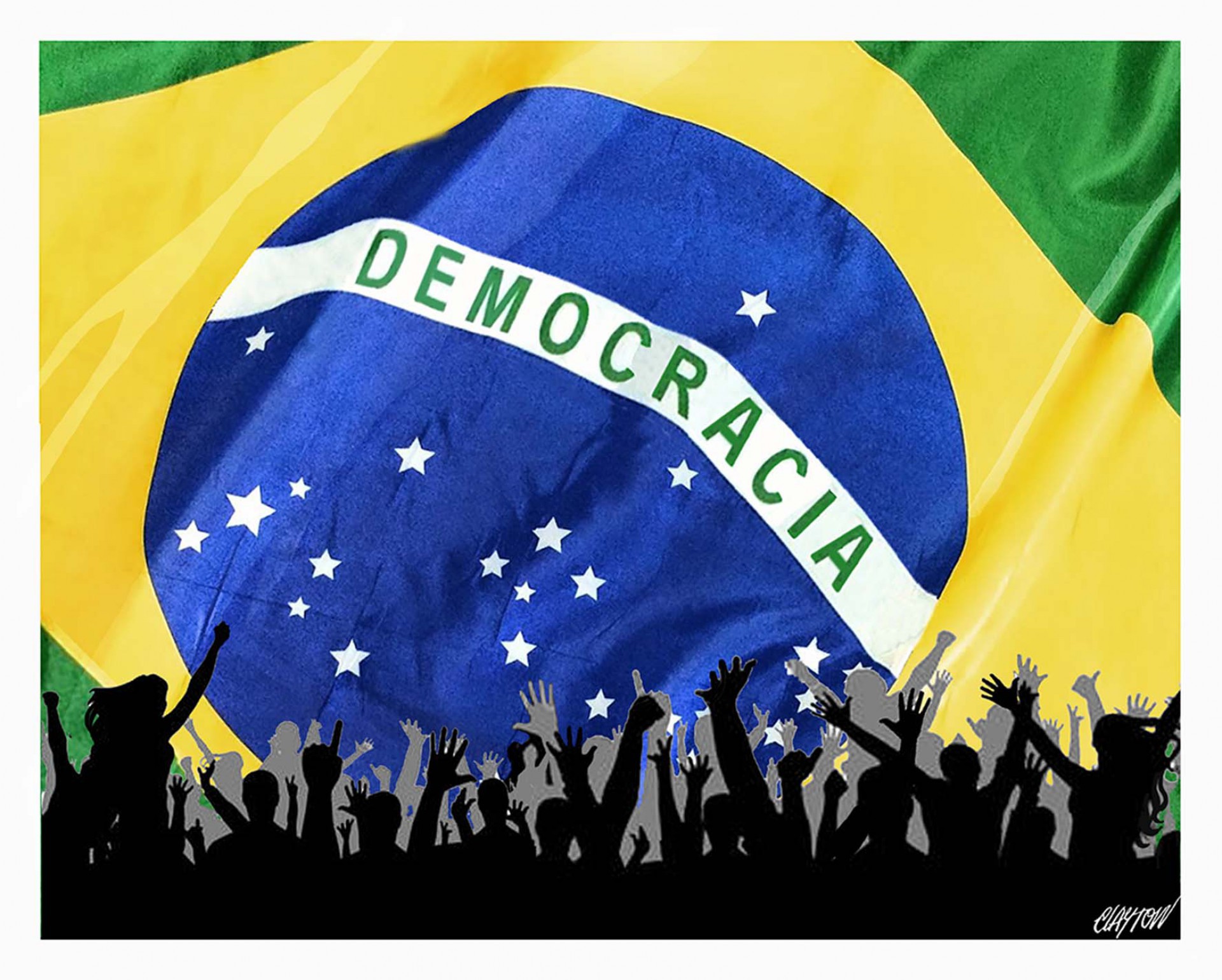 Democracia sempre! (Foto: Clayton)