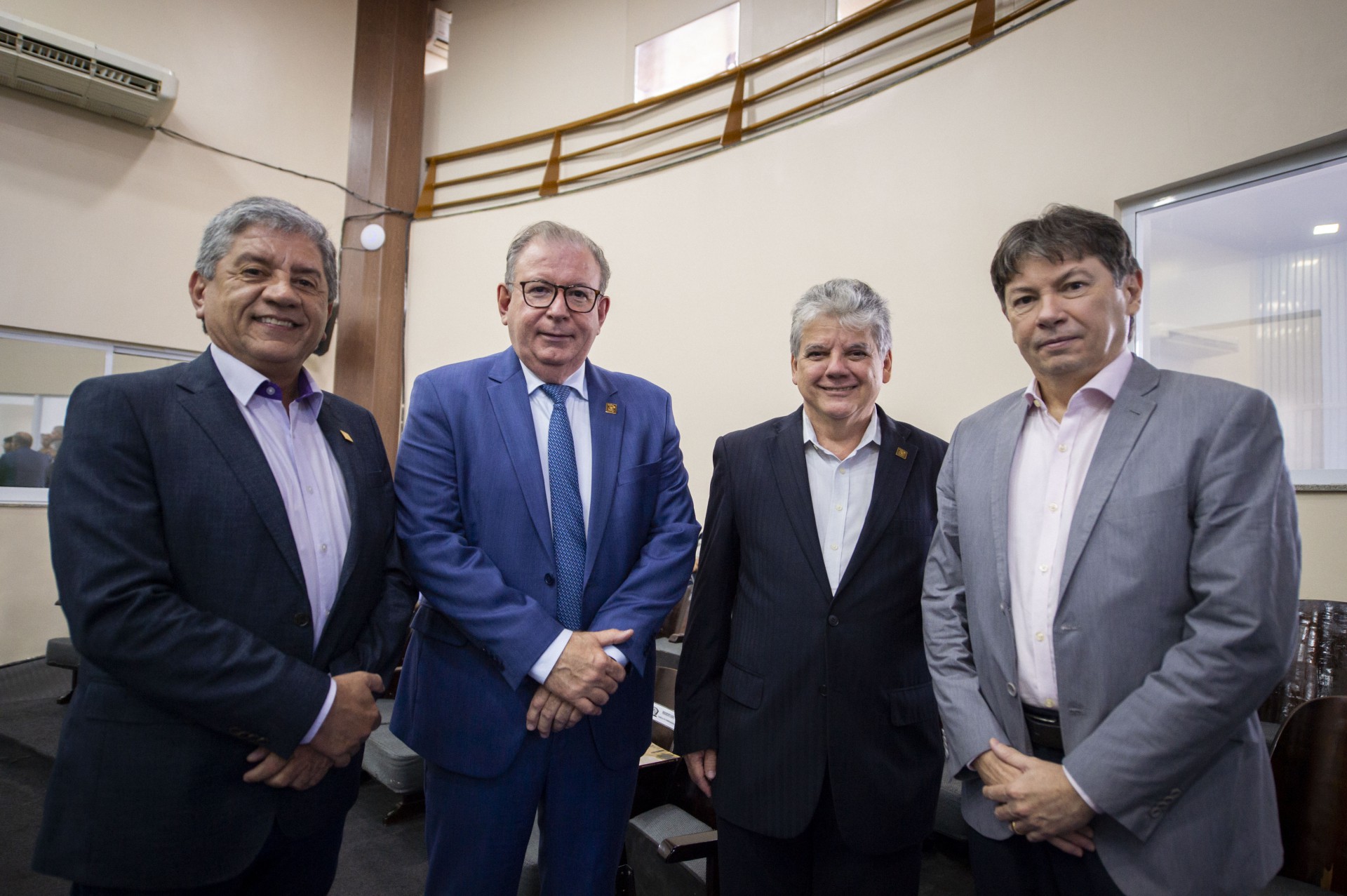 (Foto: divulgação)  Sampaio Filho, Ricardo Cavalcante, Chico Esteves e Edgar Gadelha