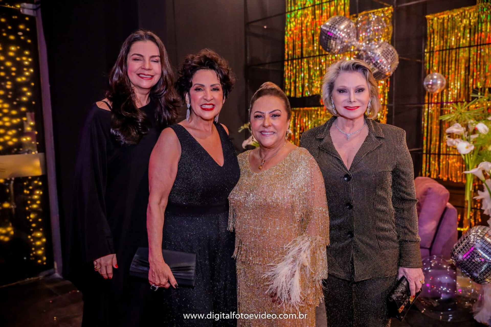 (Foto: Digital Produções/Acervo Pessoal)Daniele Fiuza, Heloísa Macêdo, 
Iracema Ramos e Márcia Ferreira Gomes
