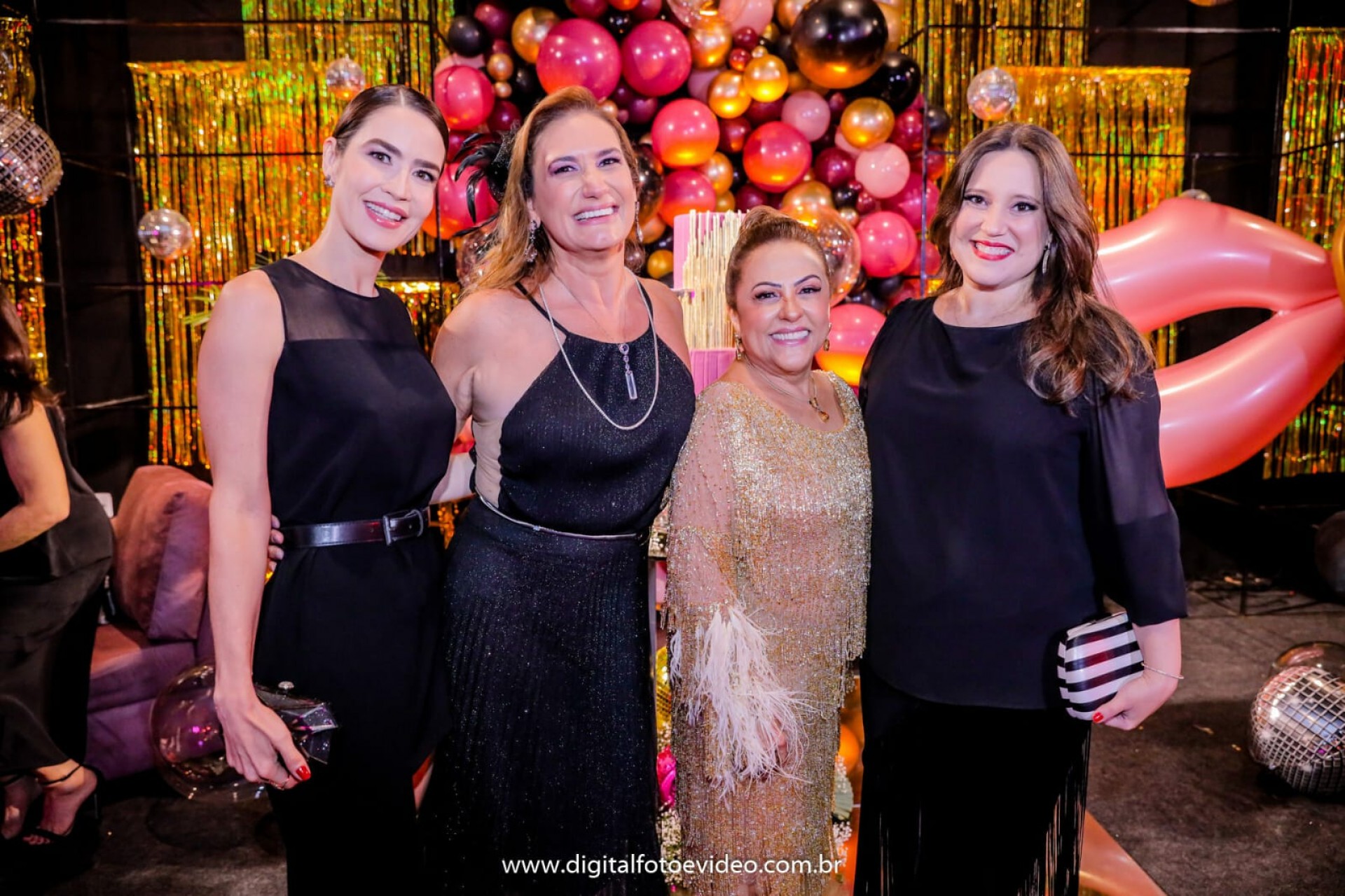 (Foto: Digital Produções/Acervo Pessoal)Lívia Teles, Luciana Torres, Iracema Ramos e Giviane Camilo