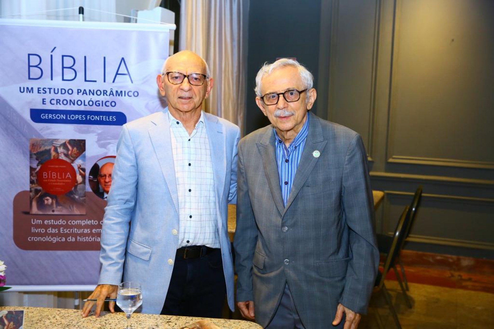 (Foto: Divulgação)Gerson Fonteles e Manassés Fonteles, ex-reitor da Mackenzie e da Uece e membro da Academia Nacional de Medicina
