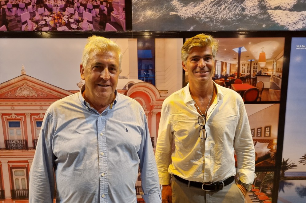 JORGE Rebelo e Gonçalo Rebelo estão à frente da rede de hotéis Vila Galé