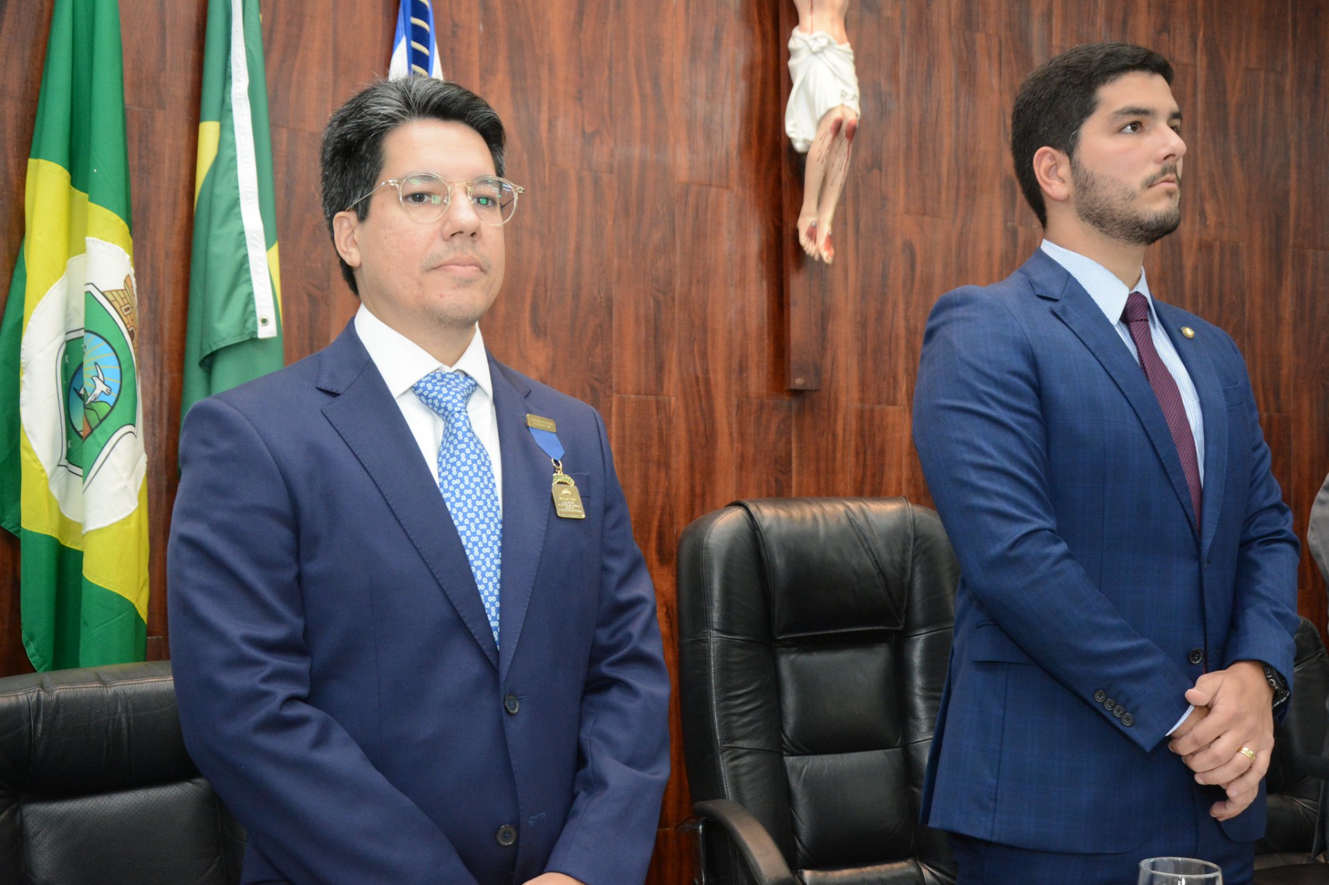 (Foto: ASM&F)Andrei Aguiar e Vereador Pedro França
