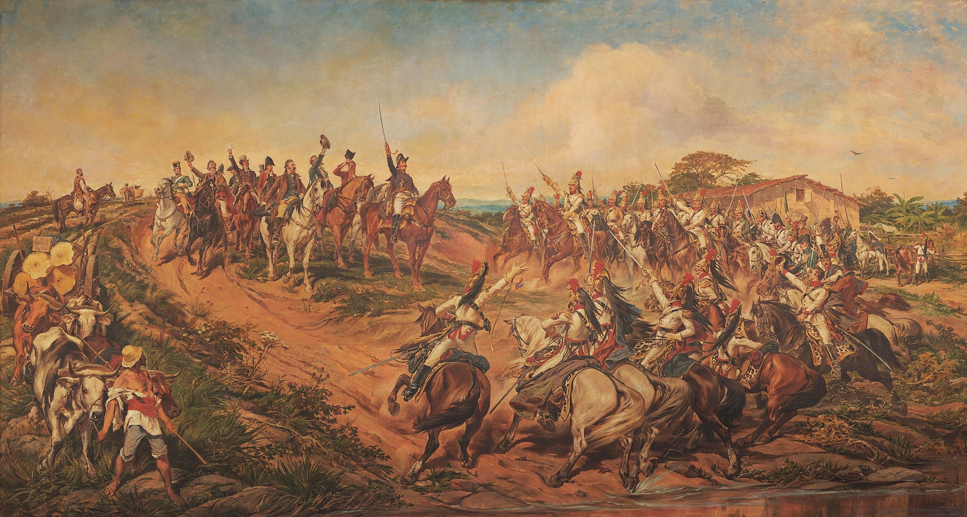 Independência ou Morte, por Pedro Américo, óleo sobre tela, 1888. Exposta no Museu Paulista(Foto: Acervo Museu Paulista)