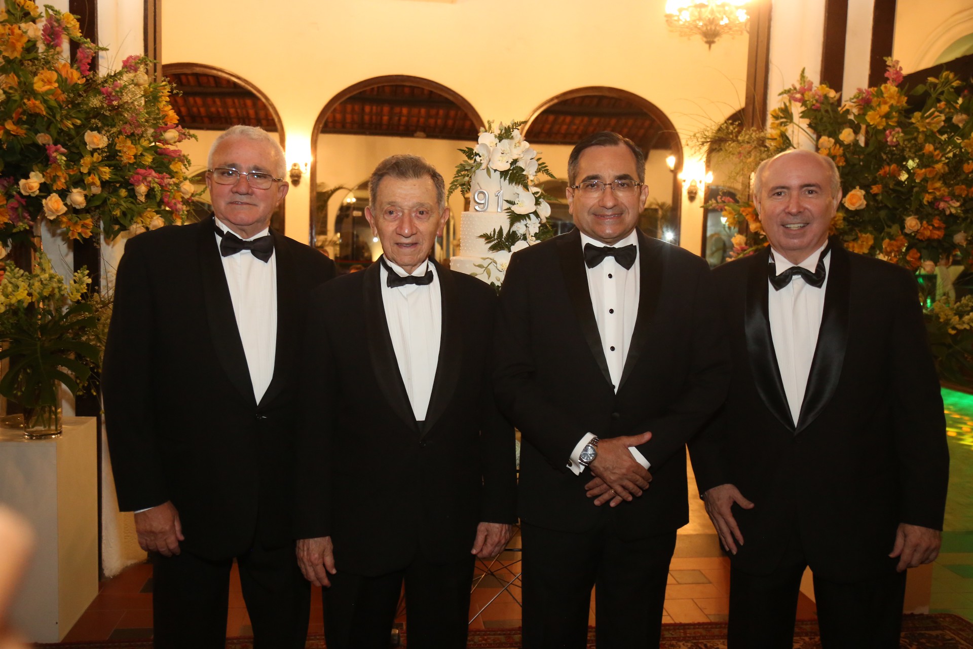 (Foto: João Filho Tavares)Presidentes unidos: Alcimor e Amarílio com João Souza (Circulo Militar) e Jardson Cruz (Náutico)