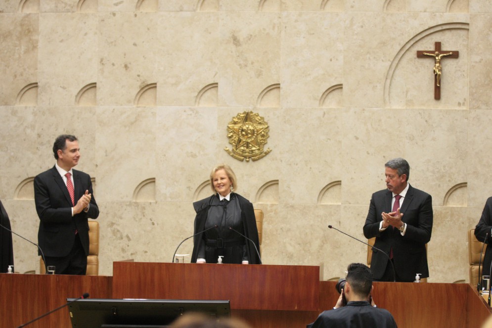 Solenidade de posse da ministra Rosa Weber como presidente e do ministro Roberto Barroso como vice-presidente do STF. 12/09/2022(Foto: Divulgação/STF)