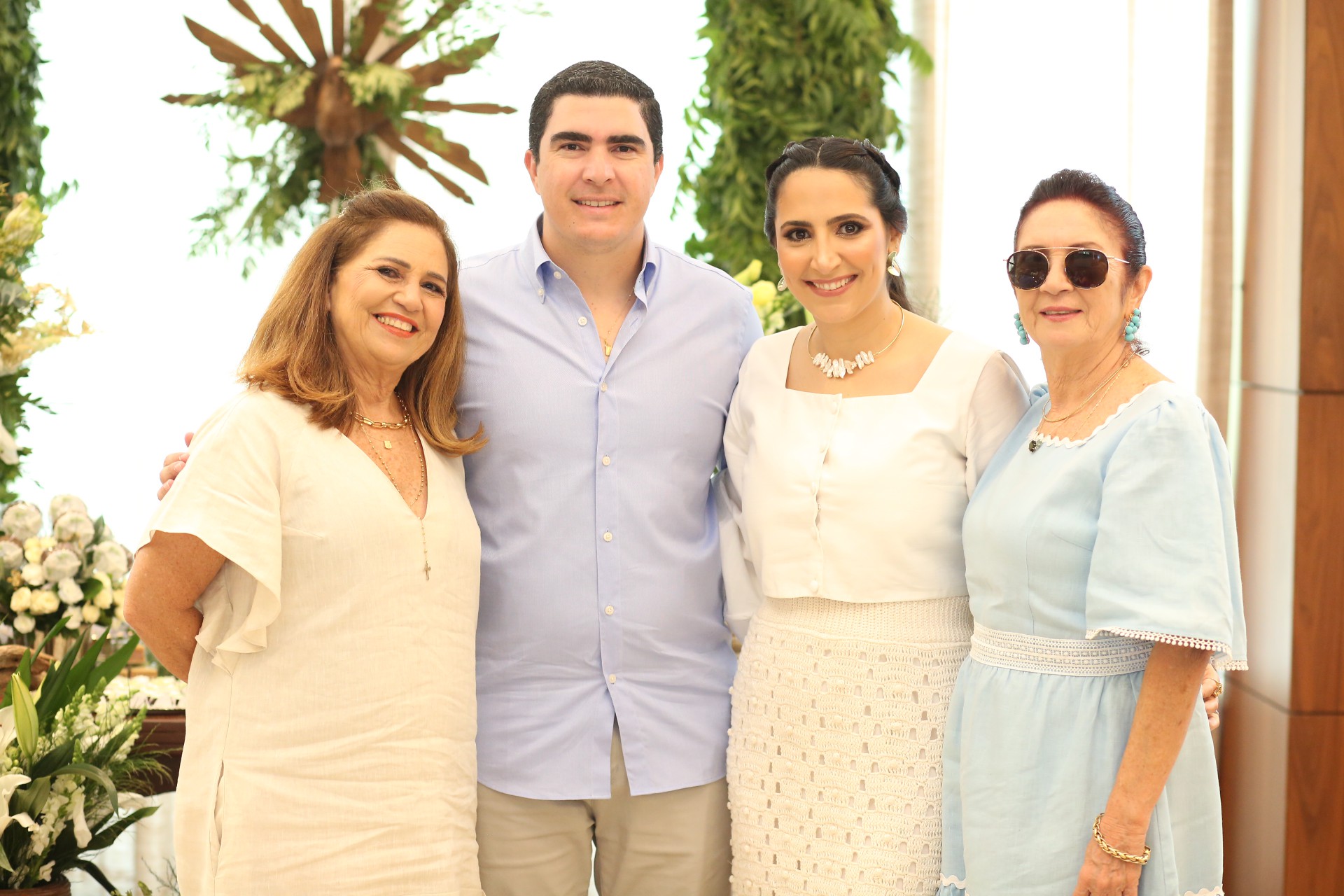 (Foto: JOÃO FILHO TAVARES)Auxiliadora Rabelo, Paulo Holanda e Natália, Tereza Holanda