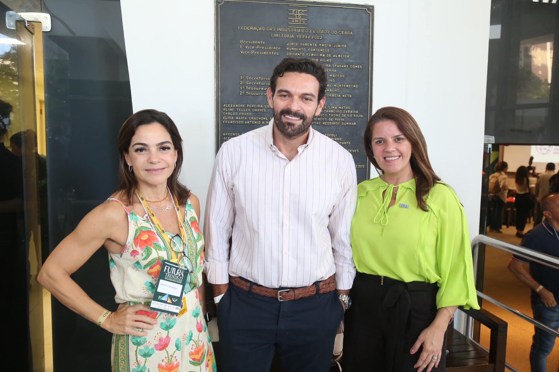 (Foto: JOÃO FILHO TAVARES)Rosanne Bezerra, Clovis Holanda e Lourena Cordeiro