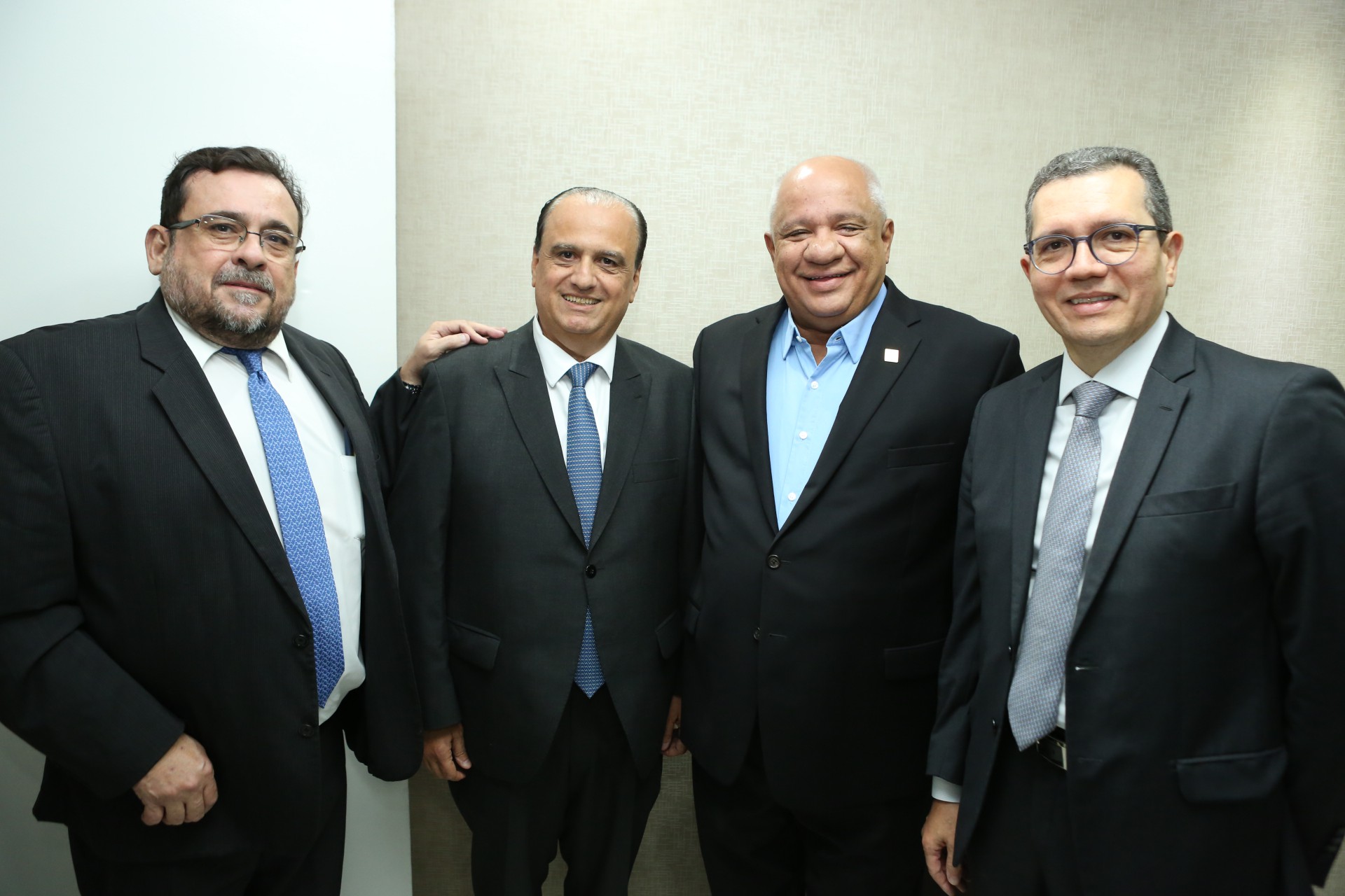 (Foto: JOÃO FILHO TAVARES)Carlos Otavio Bezerra, Max Câmara, Pedro Alfredo e Gladson Mota