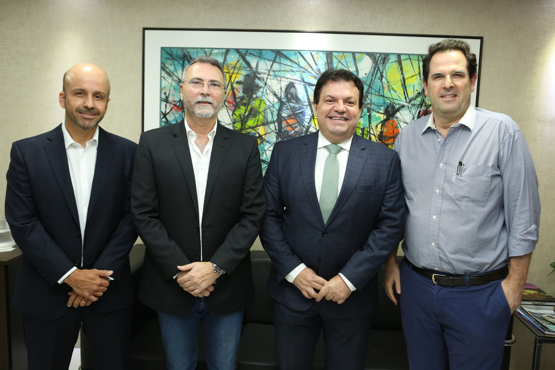 (Foto: JOÃO FILHO TAVARES)Ricardo Montenegro, Carlos Filho, Fernando Ferrer e Lúcio Carneiro Filho