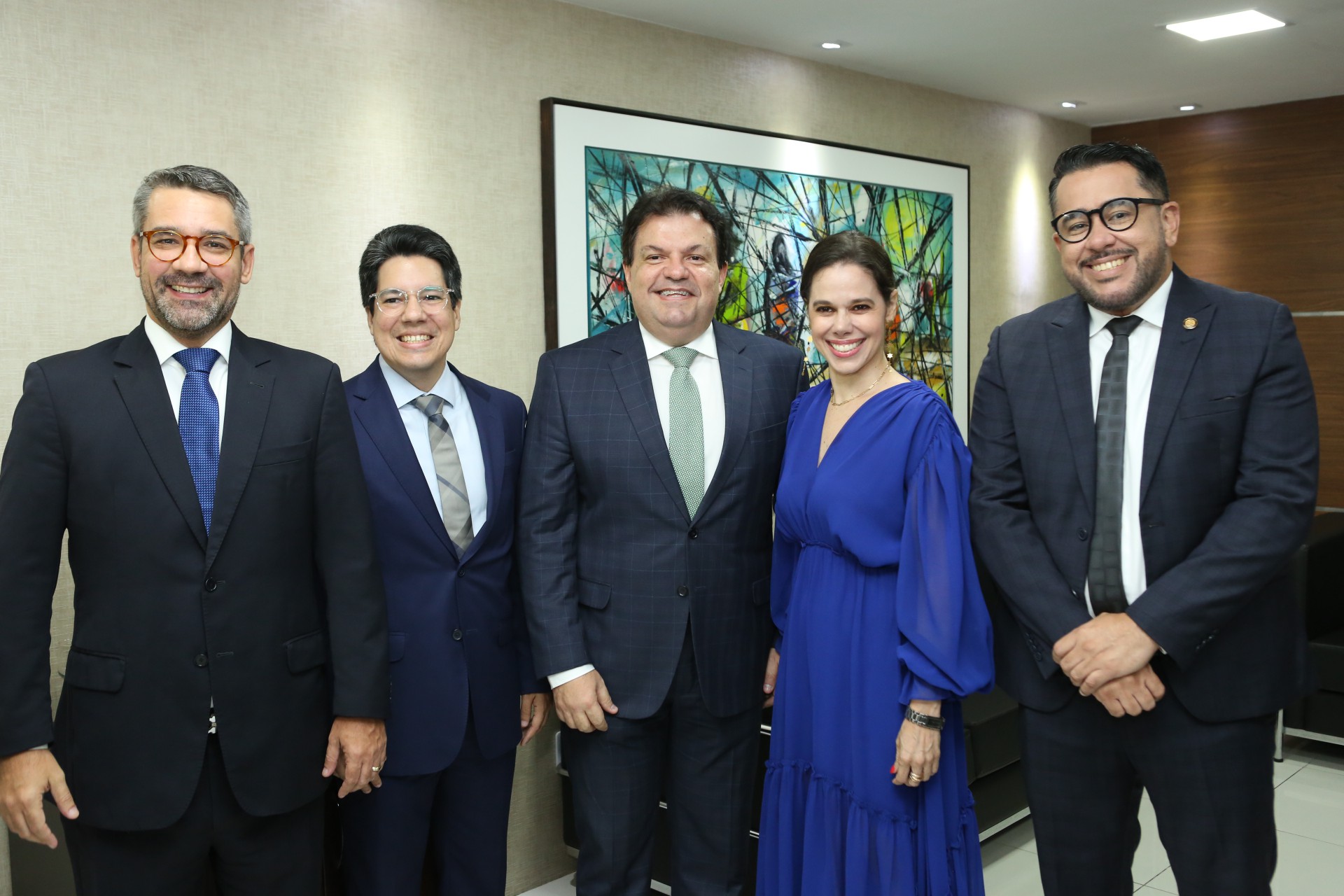(Foto: JOÃO FILHO TAVARES)Savio Aguiar, Andrey Aguiar, Fernando Férrer, Mirela Tomás e Márcio Martins 