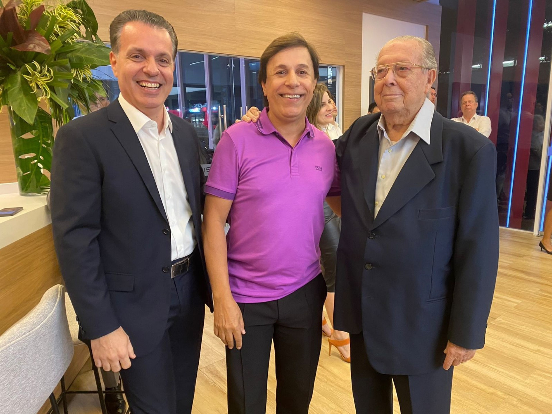 (Foto: DIVULGAÇÃO)Léo Dalolio, Tom Cavalcante e Júlio Ventura