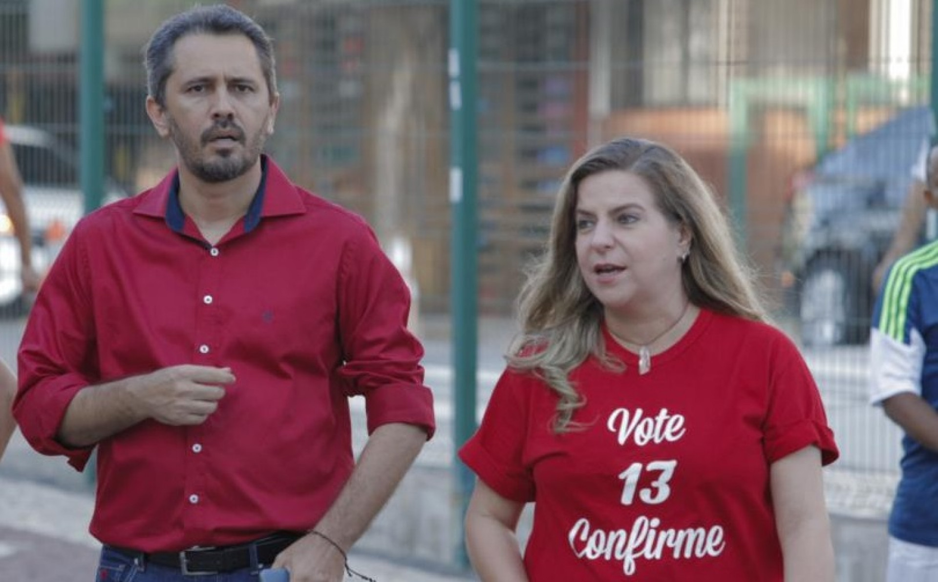 ￼ELMANO de Freitas e Luizianne Lins (Foto: Julio Caesar)