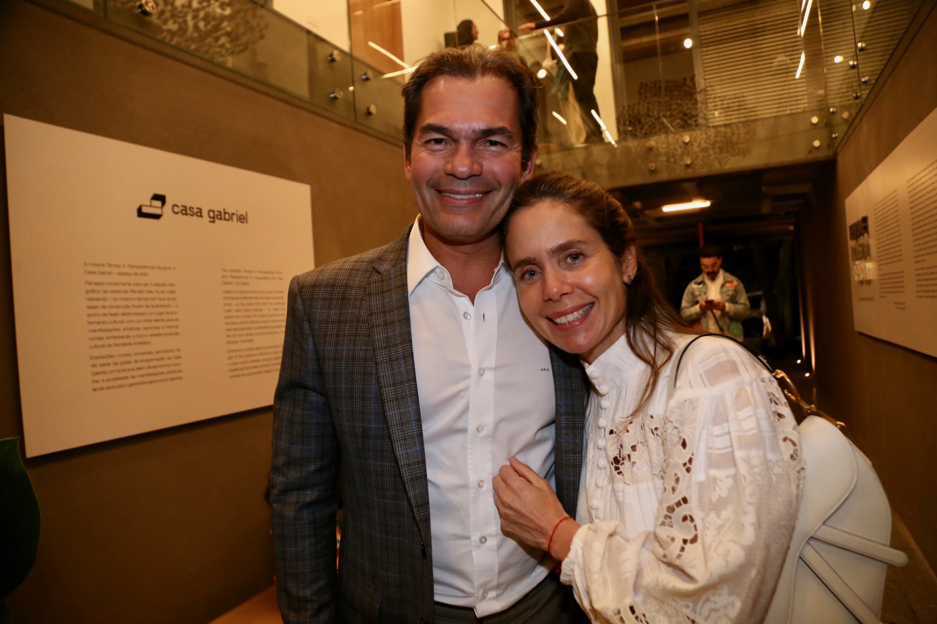 (Foto: DENISE ANDRADE/ Divulgação)Cândido Pinheiro e Lina 
