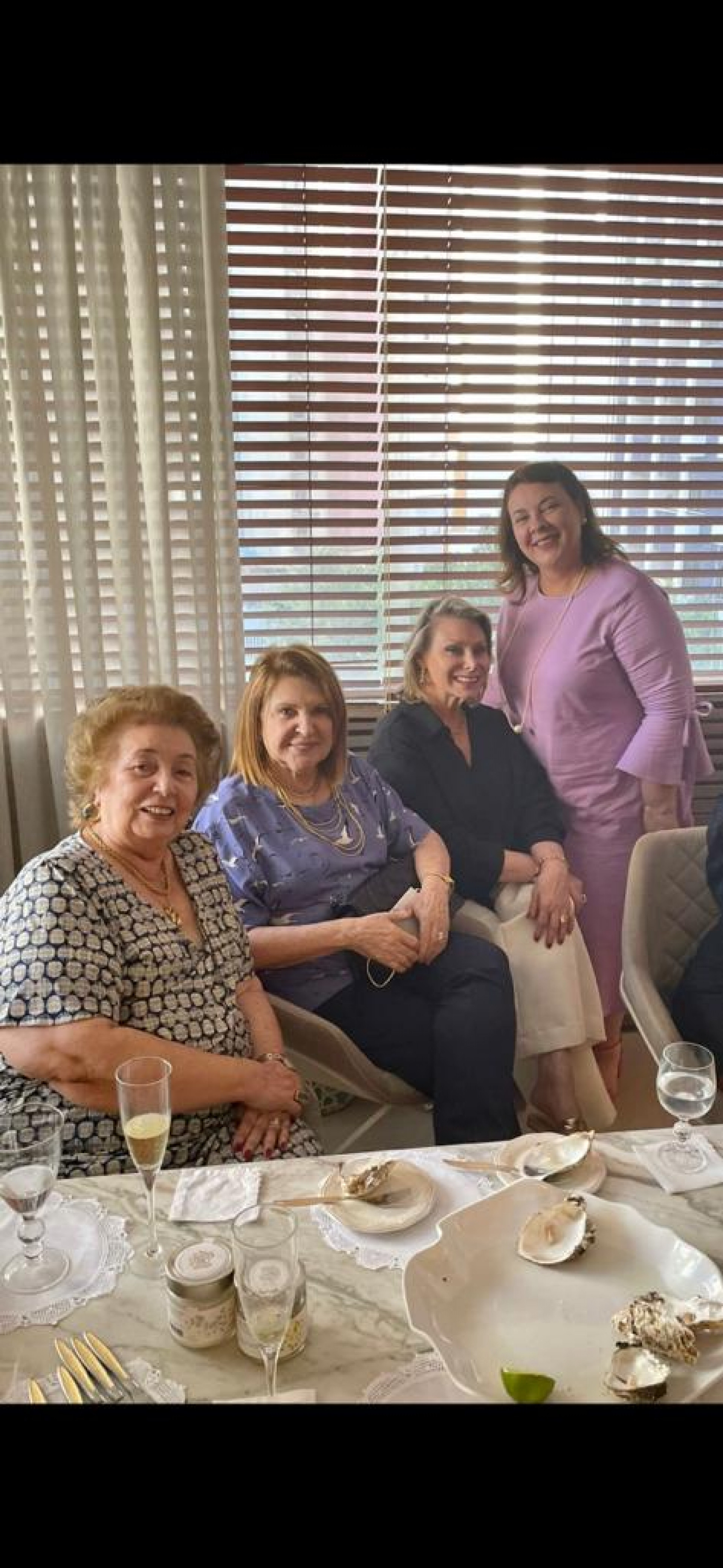 (Foto: Arquivo Pessoal)Gabriela, Rejane Fujita, Márcia Ferreira Gomes e Jacqueline Mota