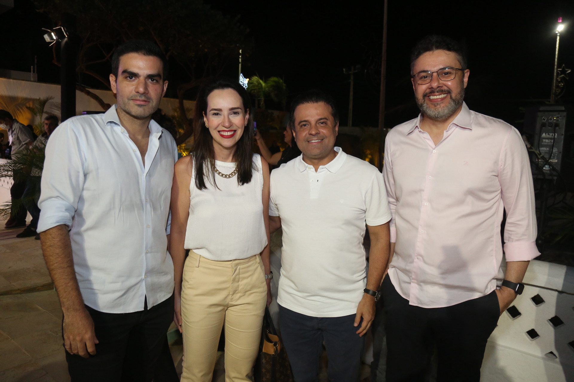 (Foto: JOÃO FILHO TAVARES)Rodrigo Nogueira, Luciana Lobo, Alan Bringel e Gustavo Cruz
