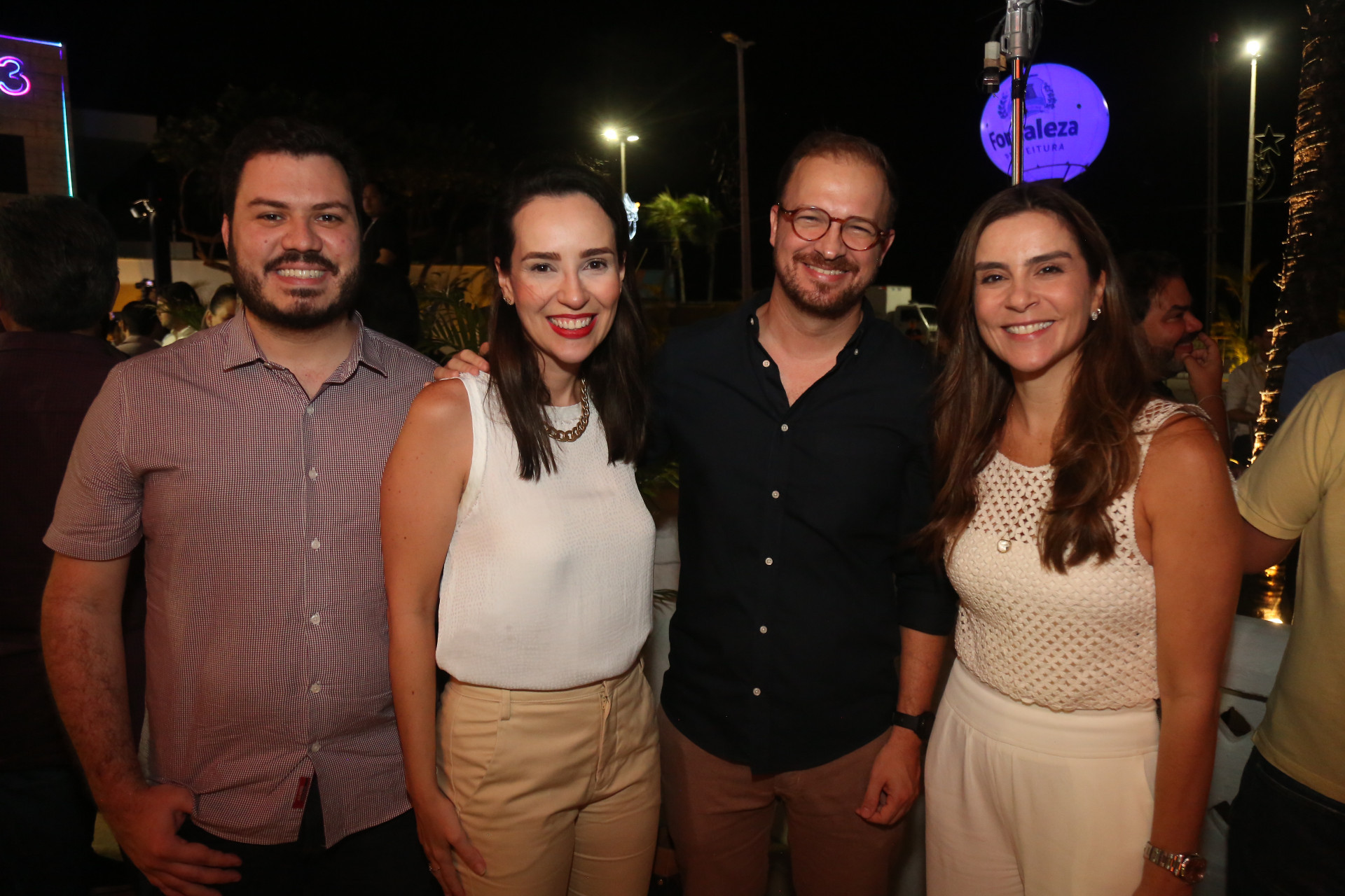 (Foto: JOÃO FILHO TAVARES)Victor Macedo, Luciana Lobo, Daniel Aderaldo e Laura Jucá