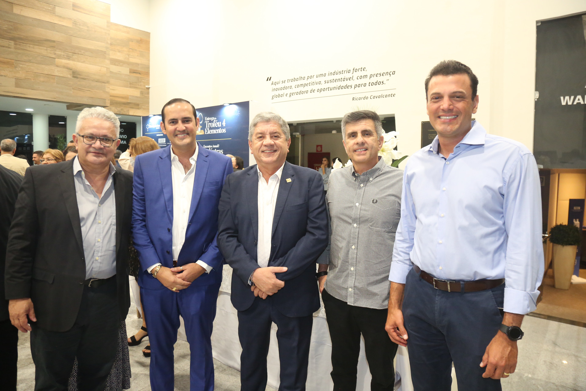 (Foto: JOÃO FILHO TAVARES)Luiz Sérgio Santos, Beto Chaves, Sampaio Filho, Silverberg de Castro e Breno Chaves