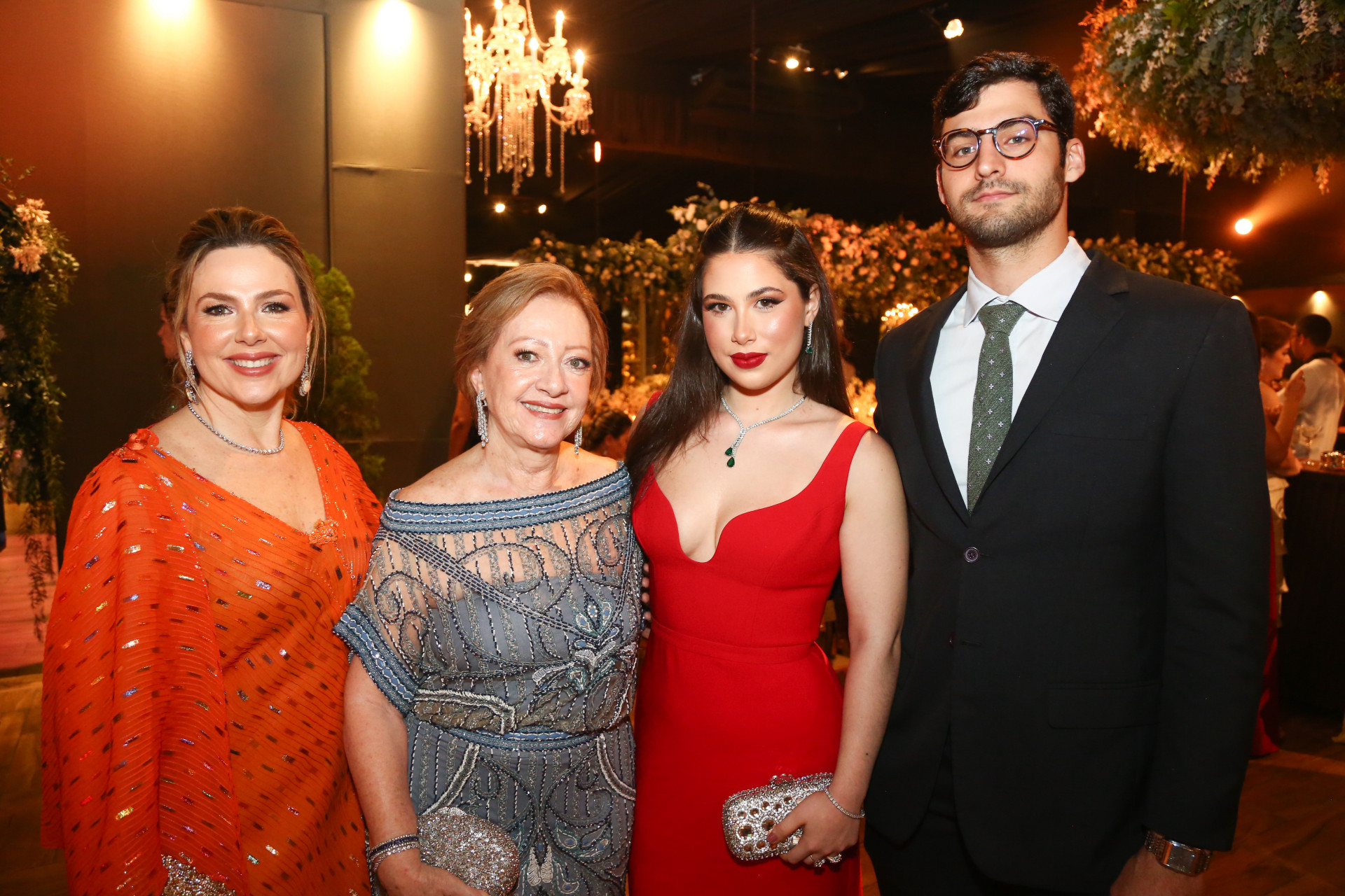 (Foto: Paulo Maximo/ Divulgação )Suyane Studart, Tânia Teixeira, Marcela Dias Branco e Cid Marconi Filho